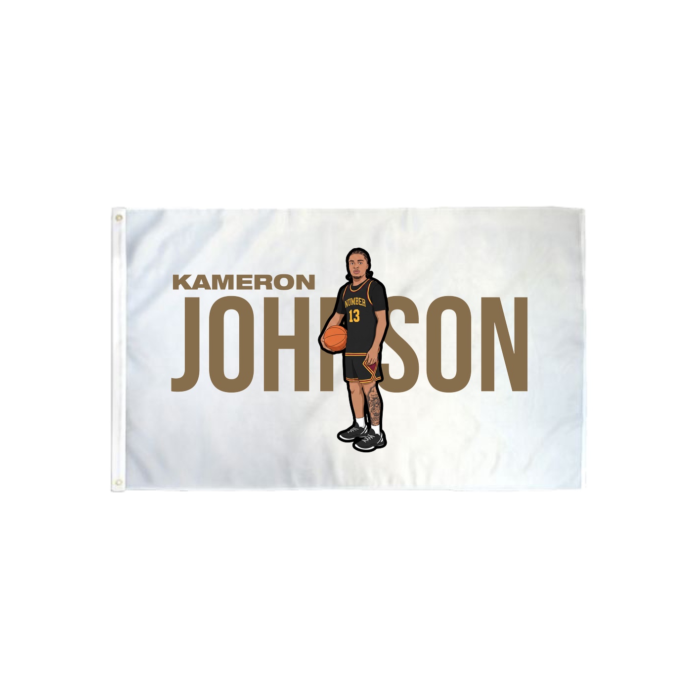 3x5 Flag — Player Name in Classic