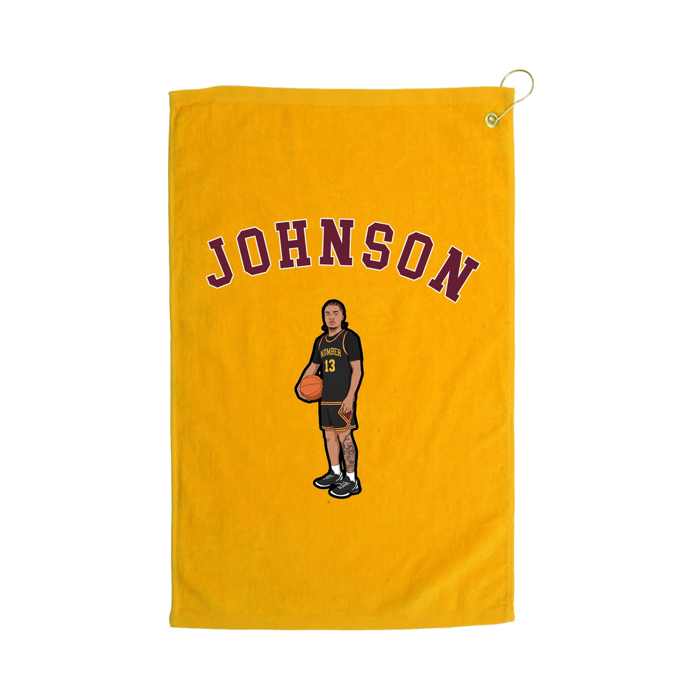 Golf Towel — Shirsey Arch in Gold