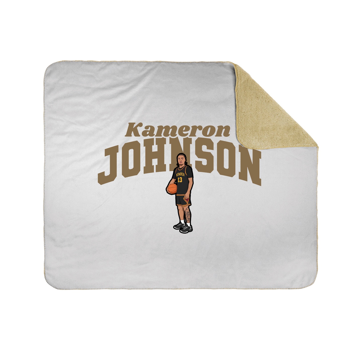 Throw Blanket — Signature Arch in White