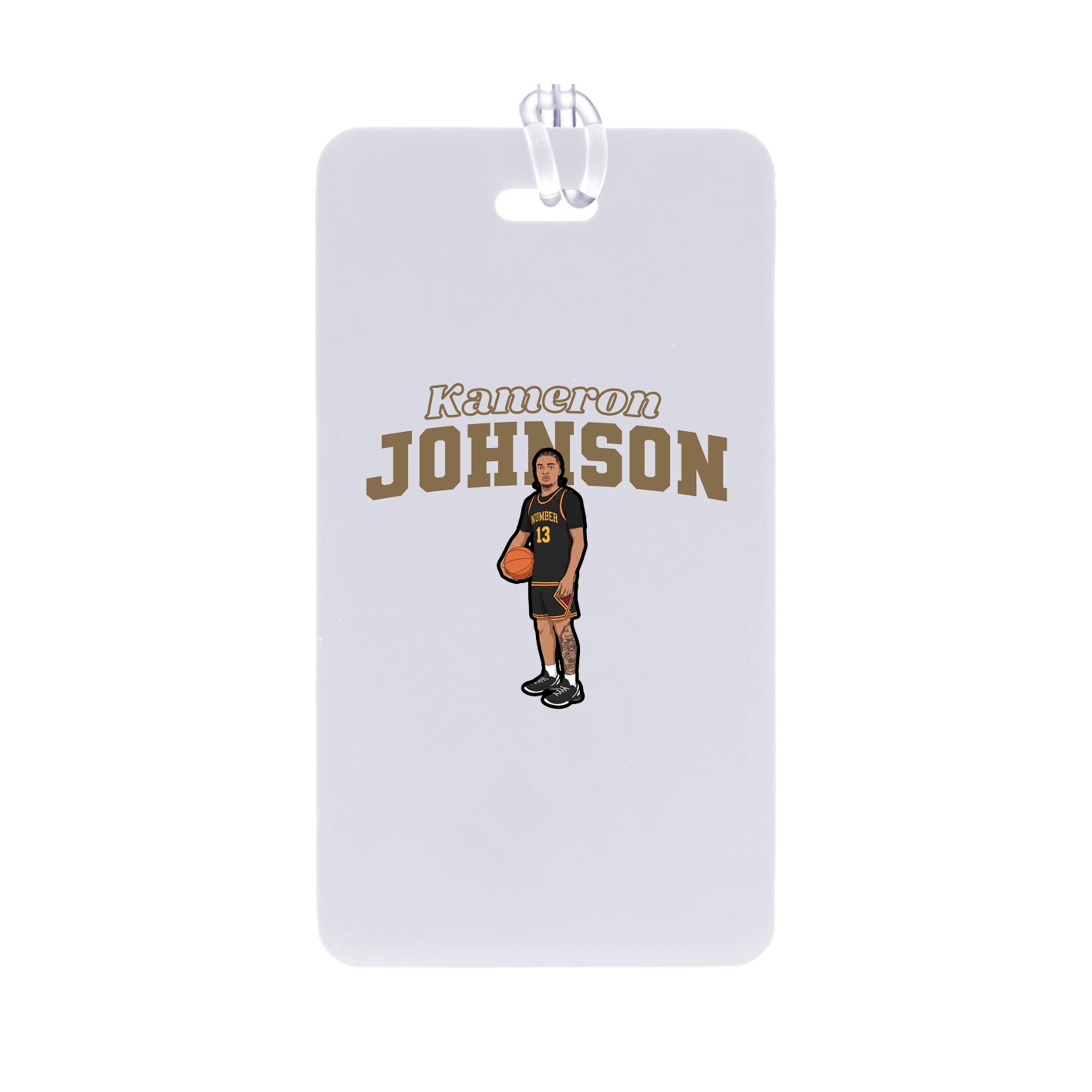 Bag Tag — Name Arch in Classic