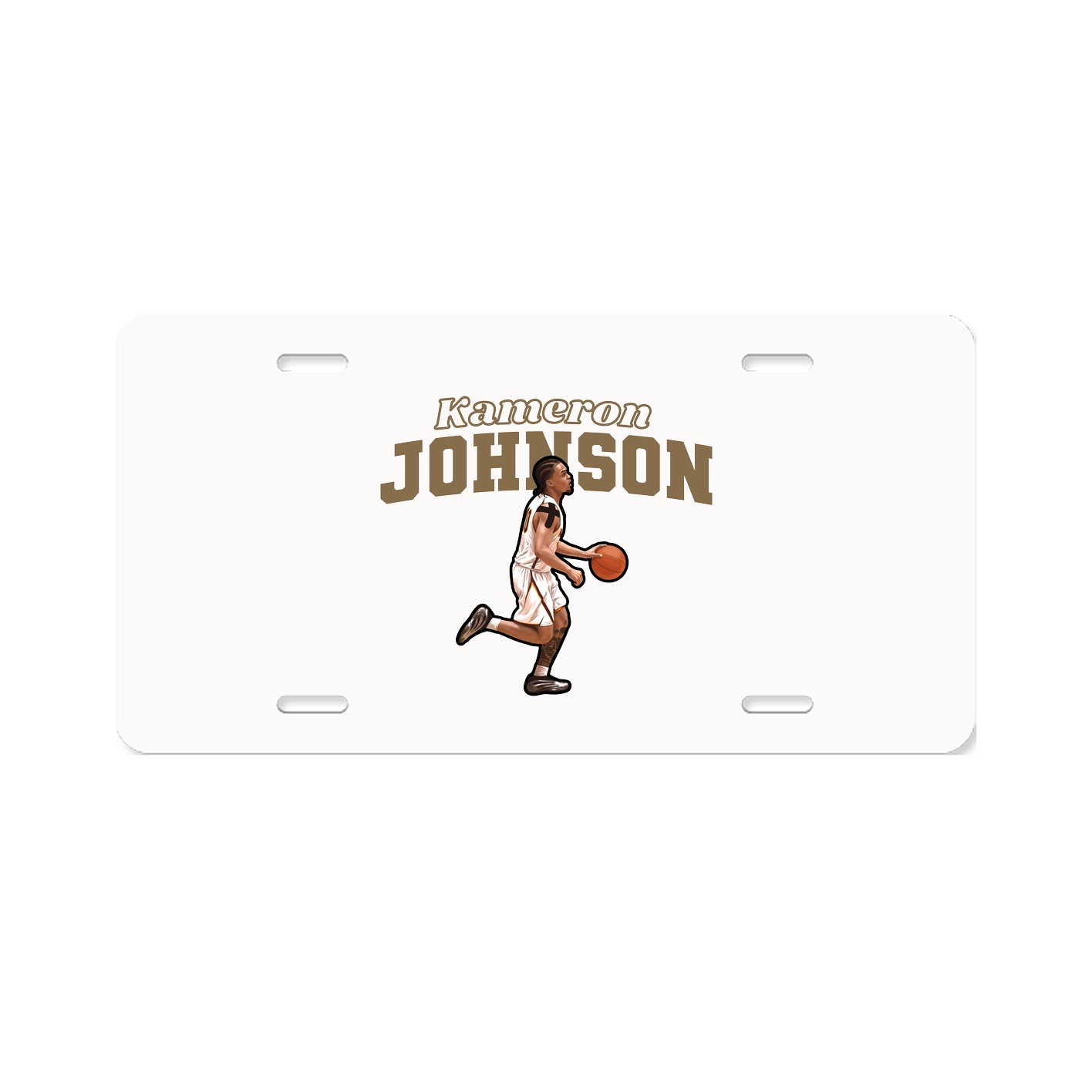 License Plate — Name Arch in Classic