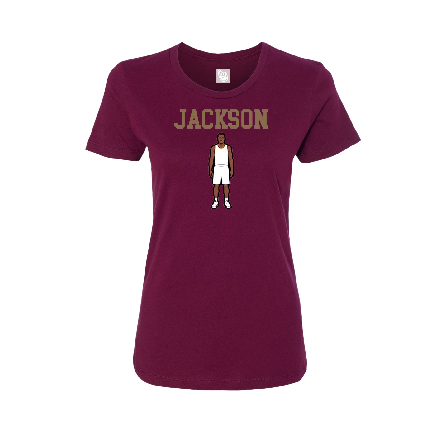 Fitted Women's Tee — Shirsey in Maroon