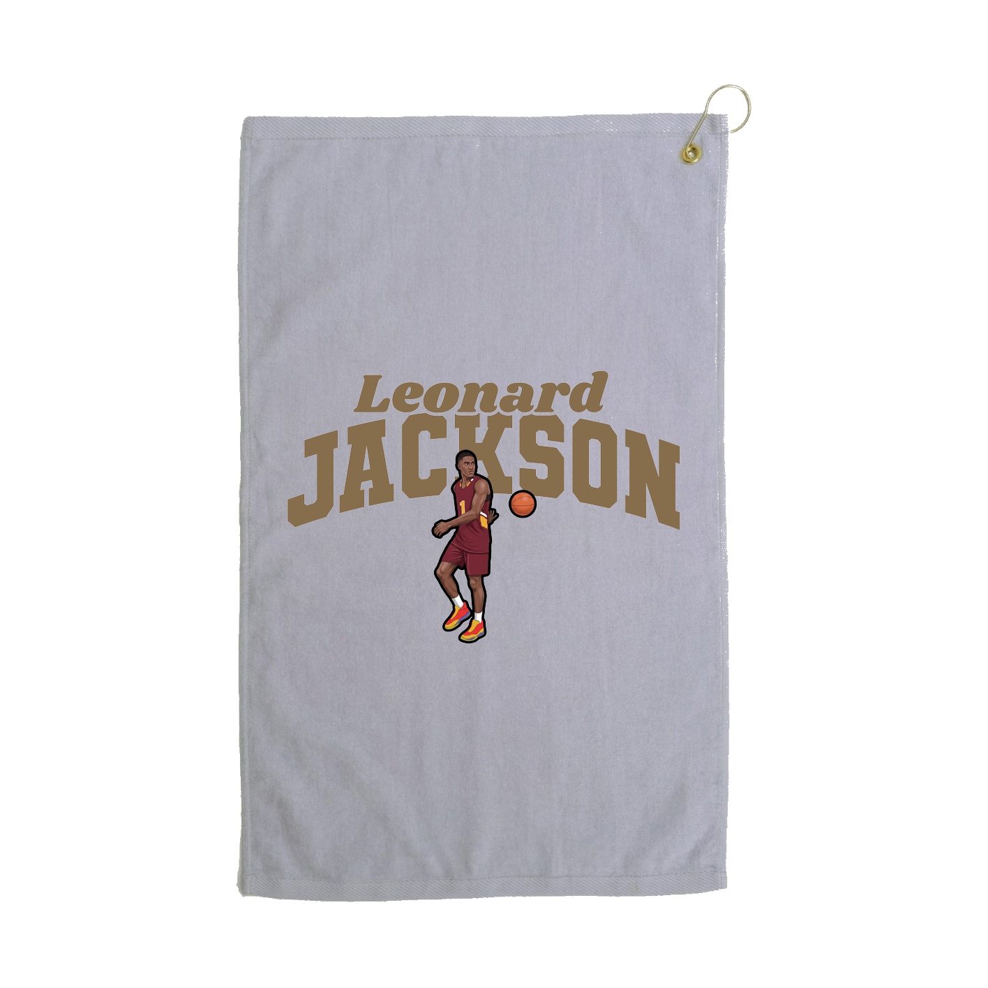 Golf Towel — Signature Arch in Grey