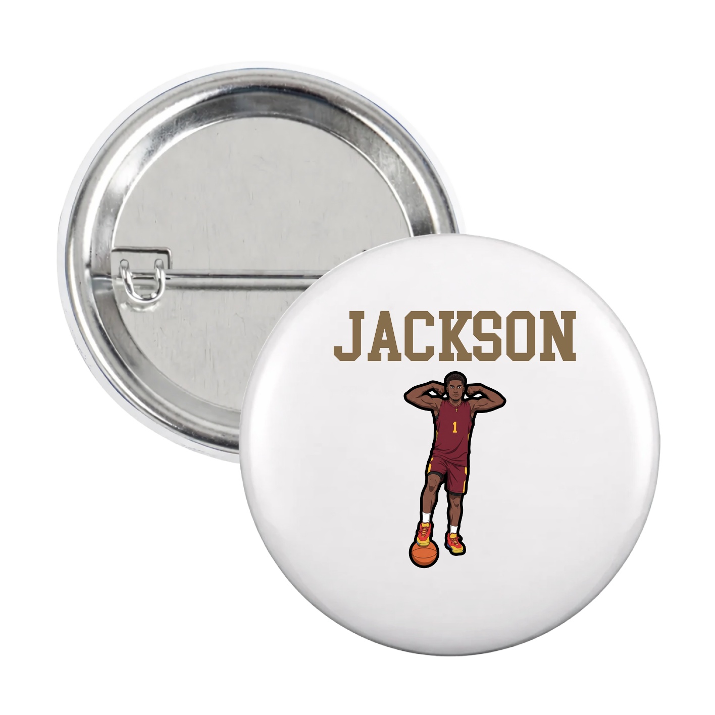 Game Day Button — Shirsey in White