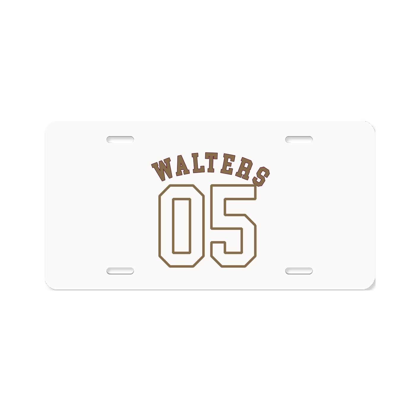 License Plate — Shirsey Arch in Classic