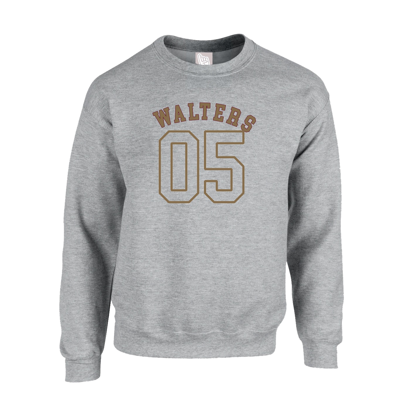 Fleece Crew — Shirsey Arch in Grey