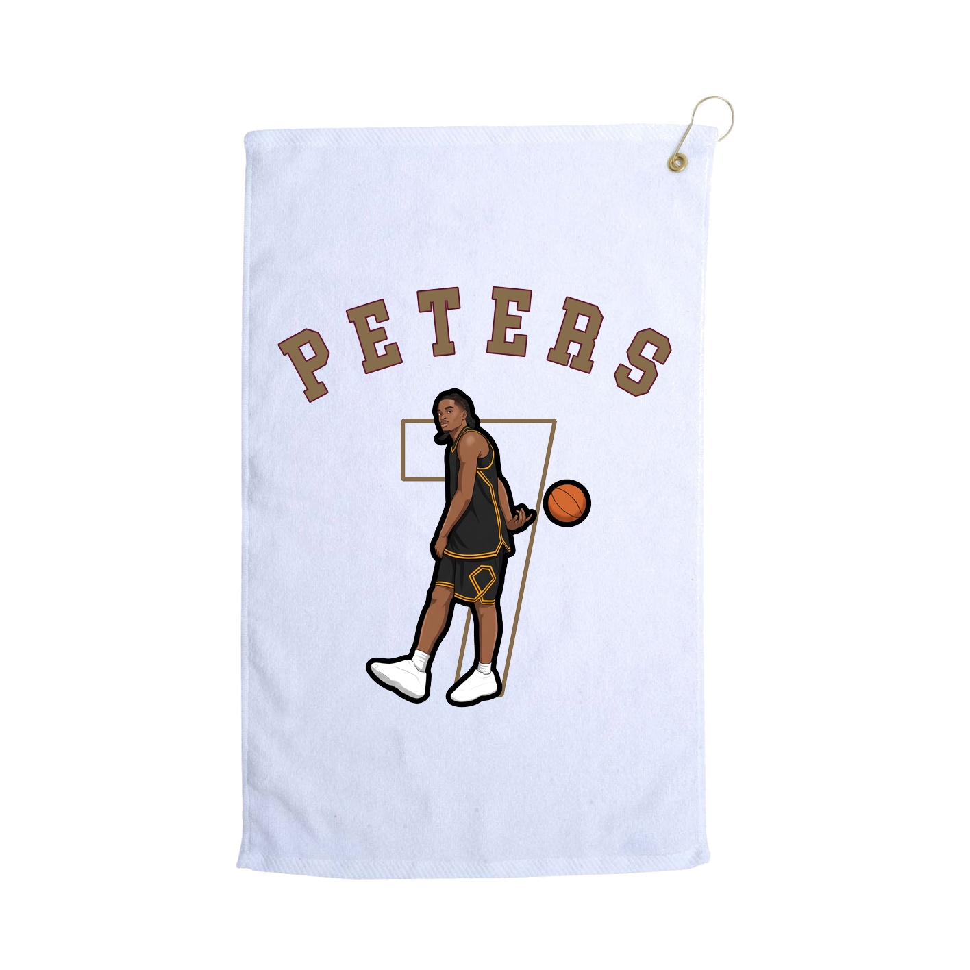 Golf Towel — Shirsey Arch in White