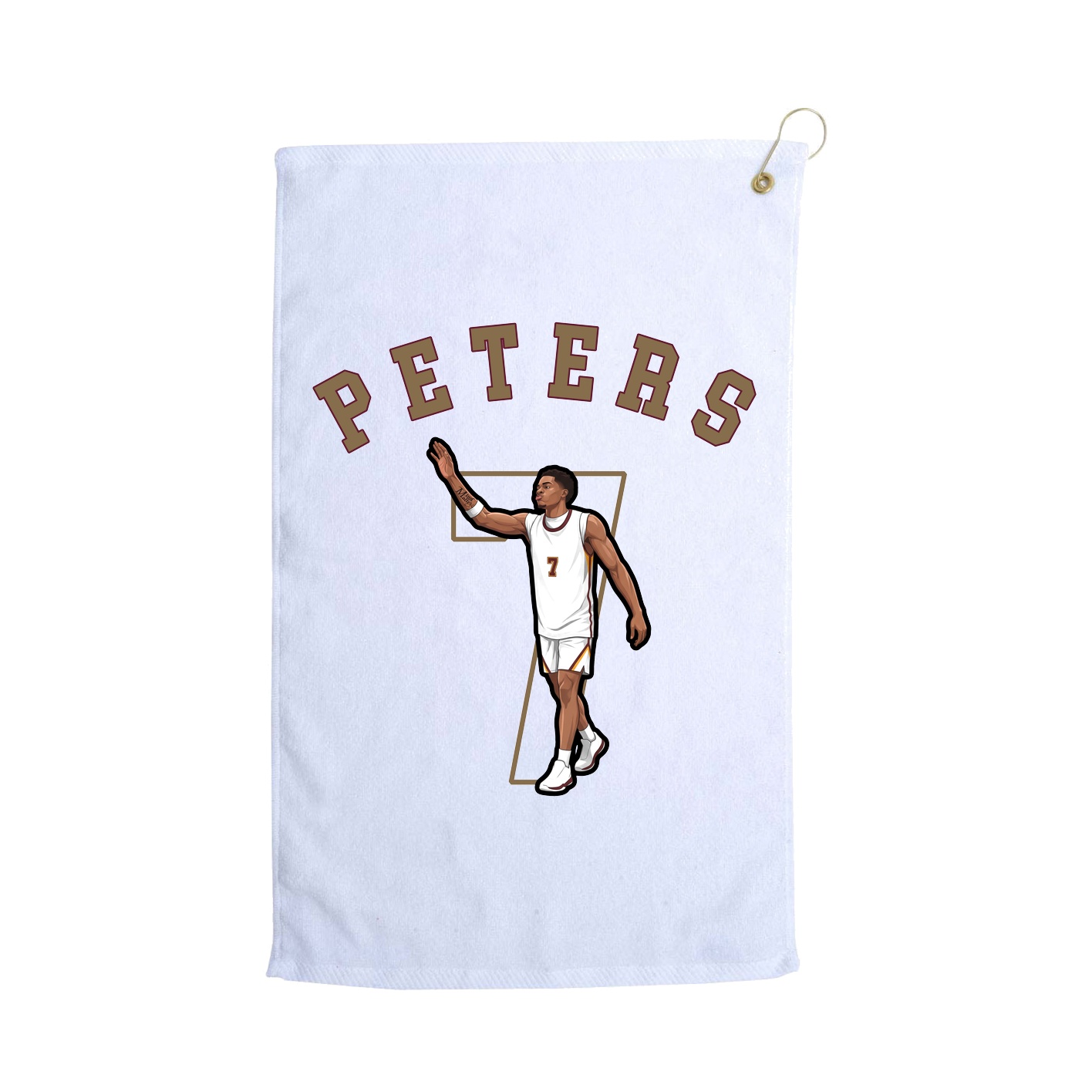 Golf Towel — Shirsey Arch in White
