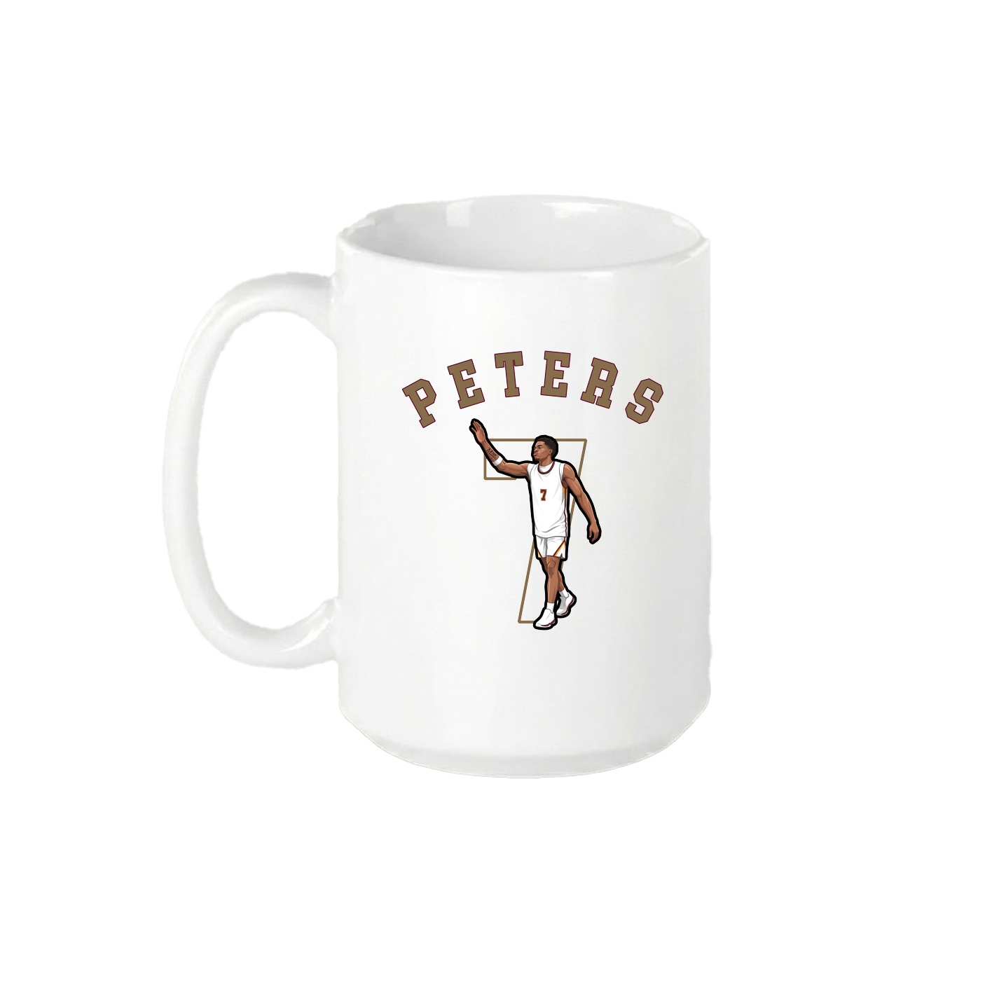 15oz Coffee Mug — Shirsey Arch in White