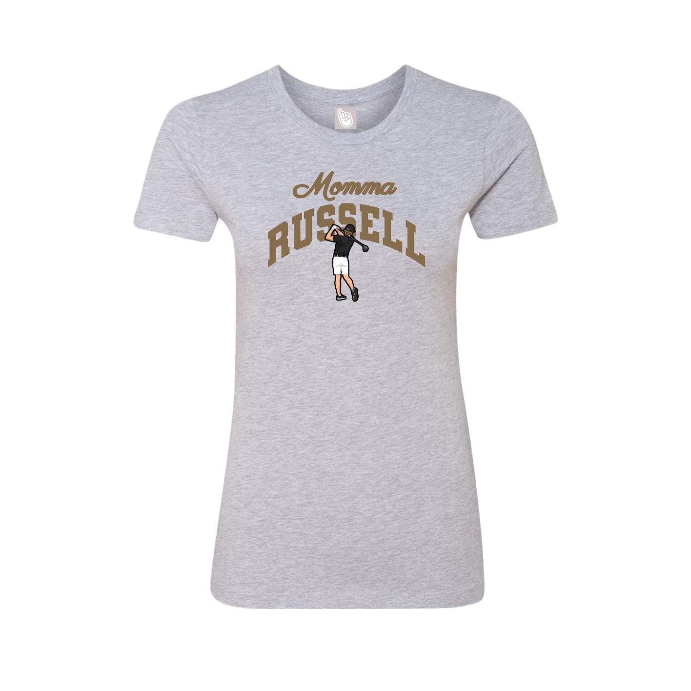 Womens Tee — Mothers Day Arch in Grey