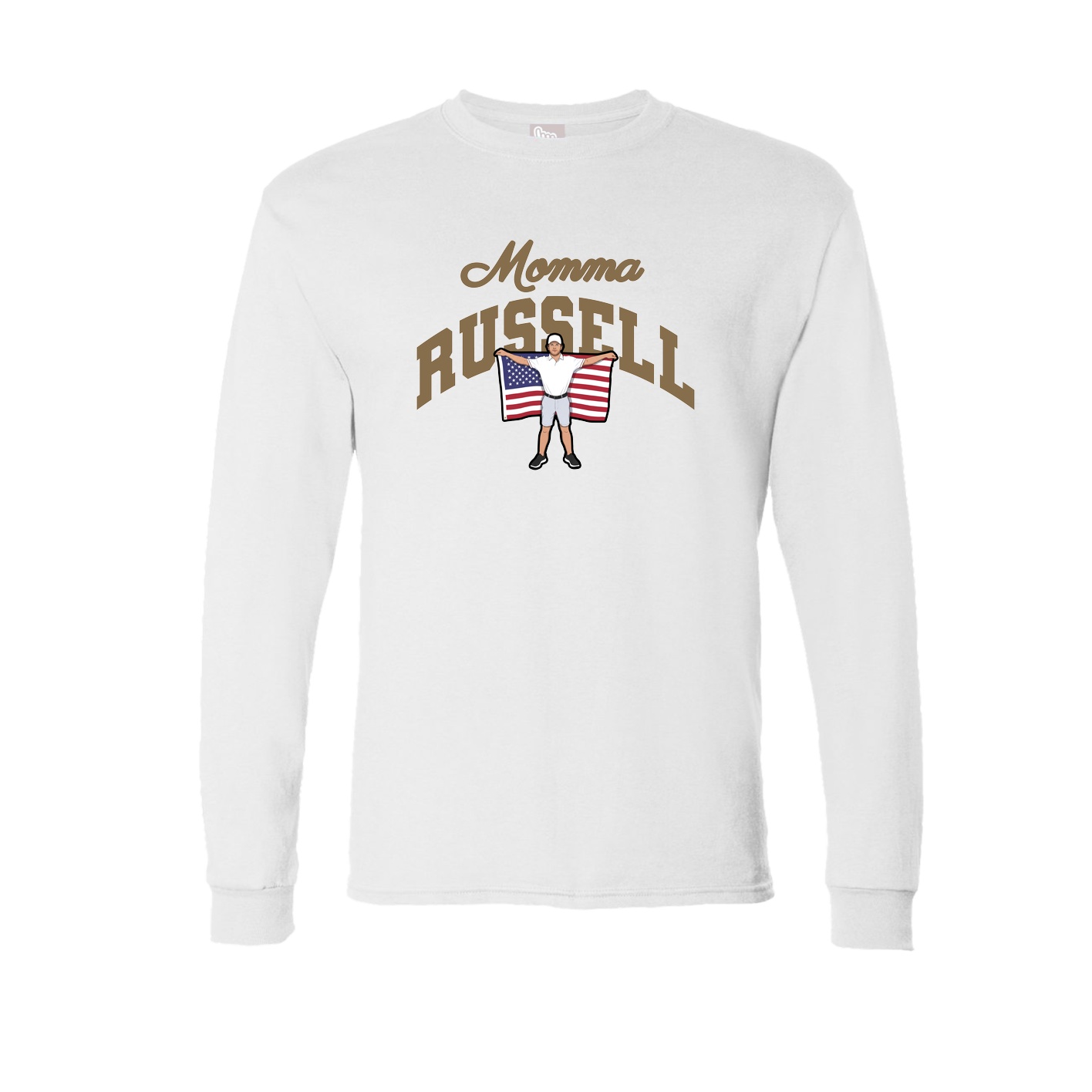 Long Sleeve Tee — Mothers Day Arch in White
