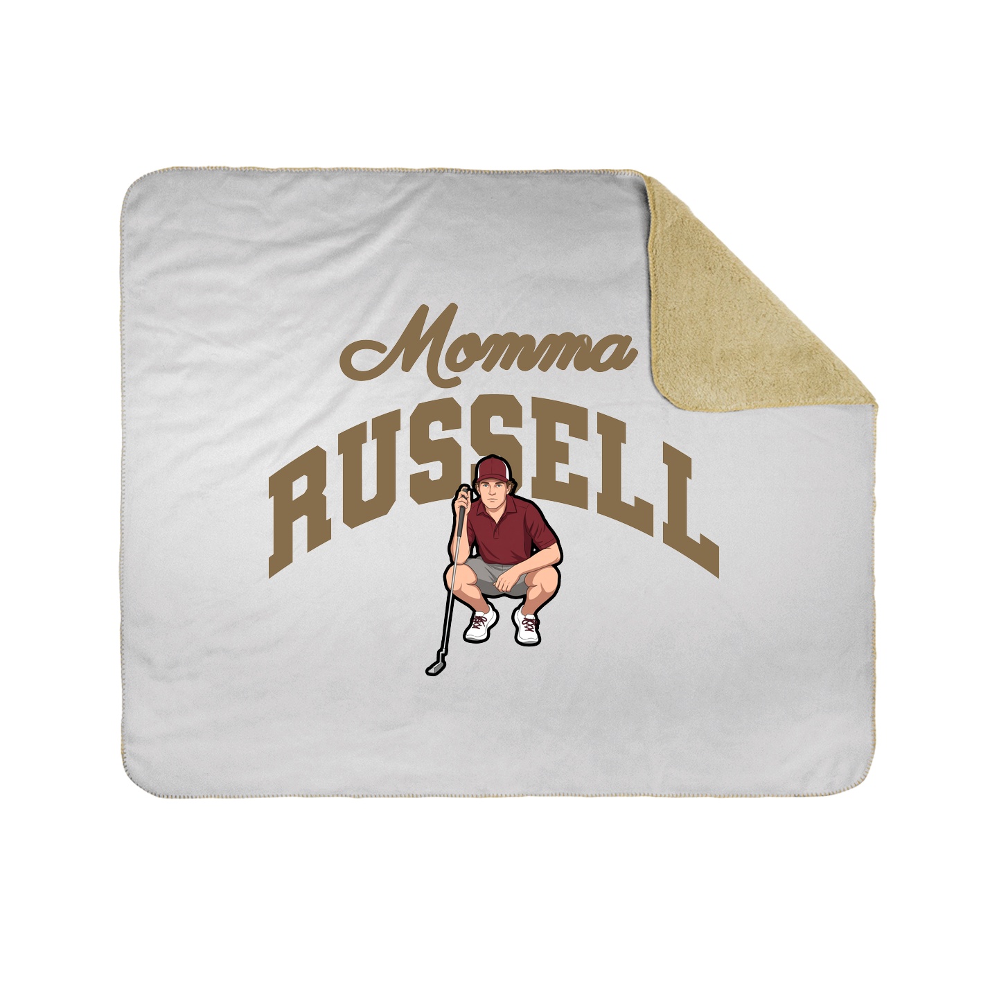 Throw Blanket — Mothers Day Arch in White
