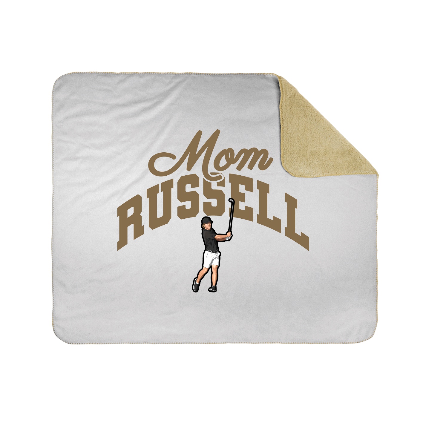 Throw Blanket — Mothers Day Arch in White