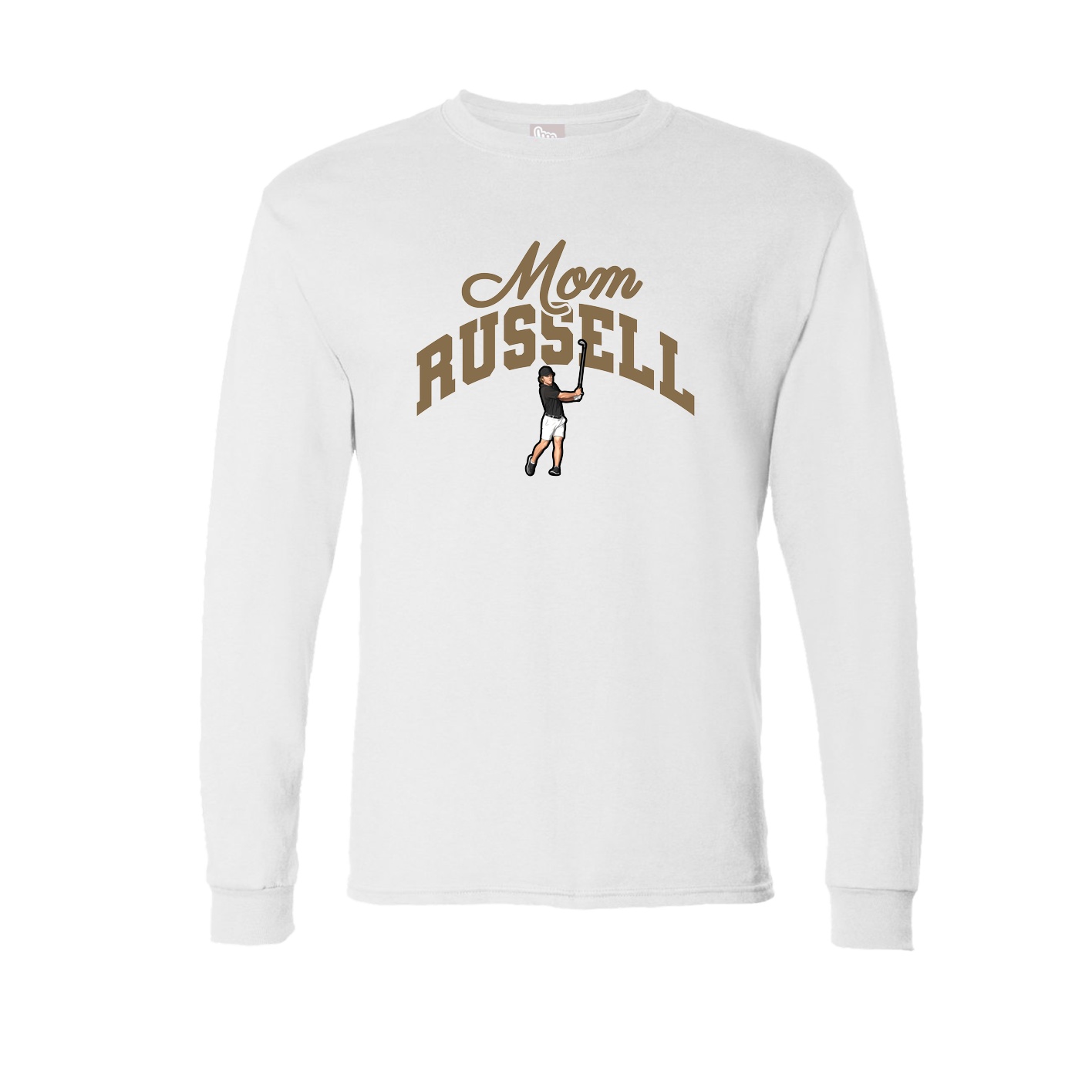 Long Sleeve Tee — Mothers Day Arch in White