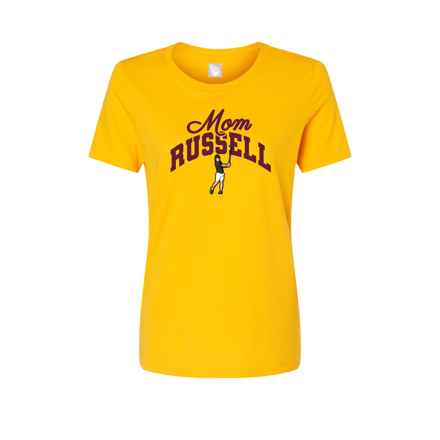 Womens Tee — Mothers Day Arch in Gold