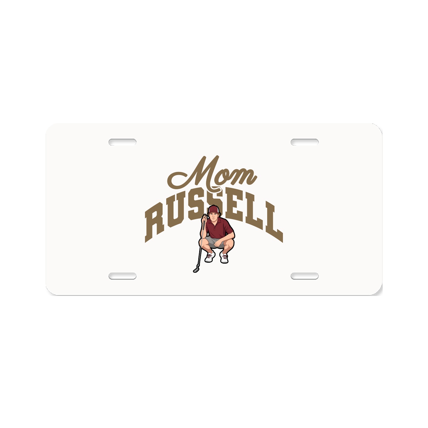 License Plate — Mothers Day Arch in Classic