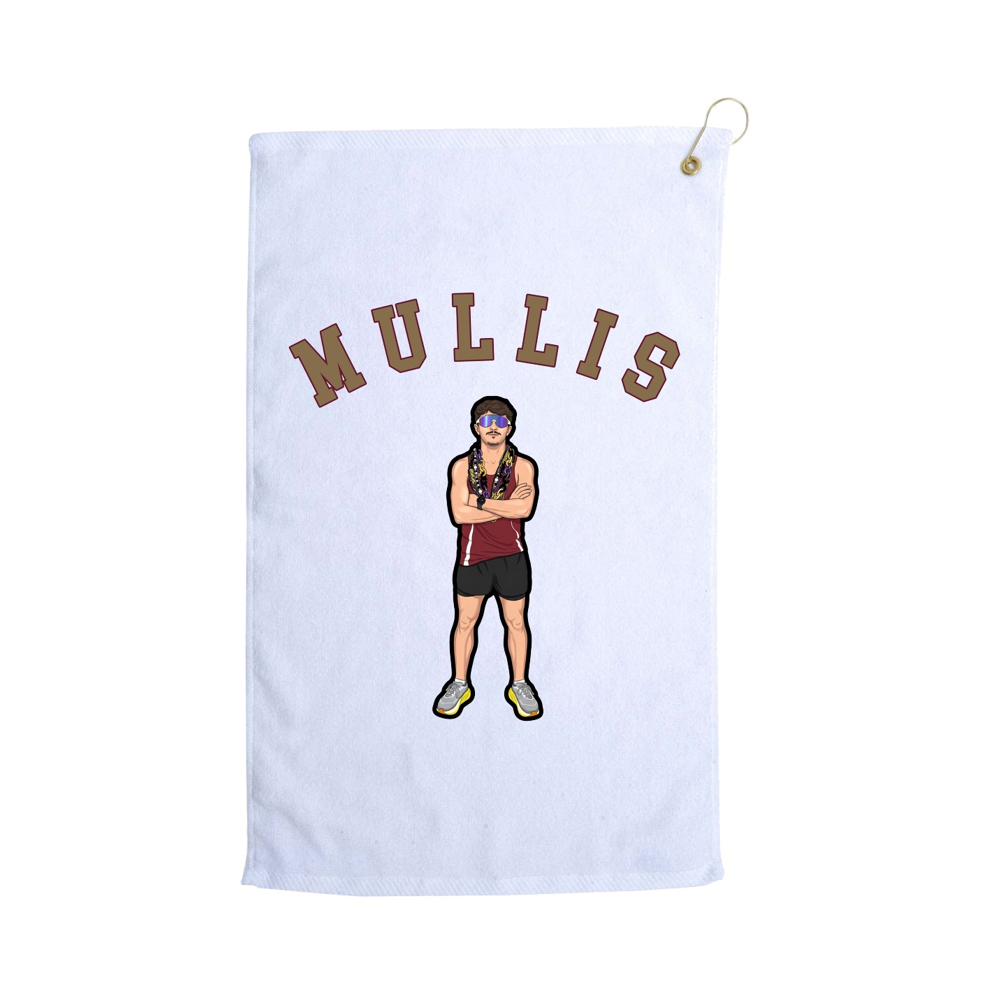 Golf Towel — Classic in White