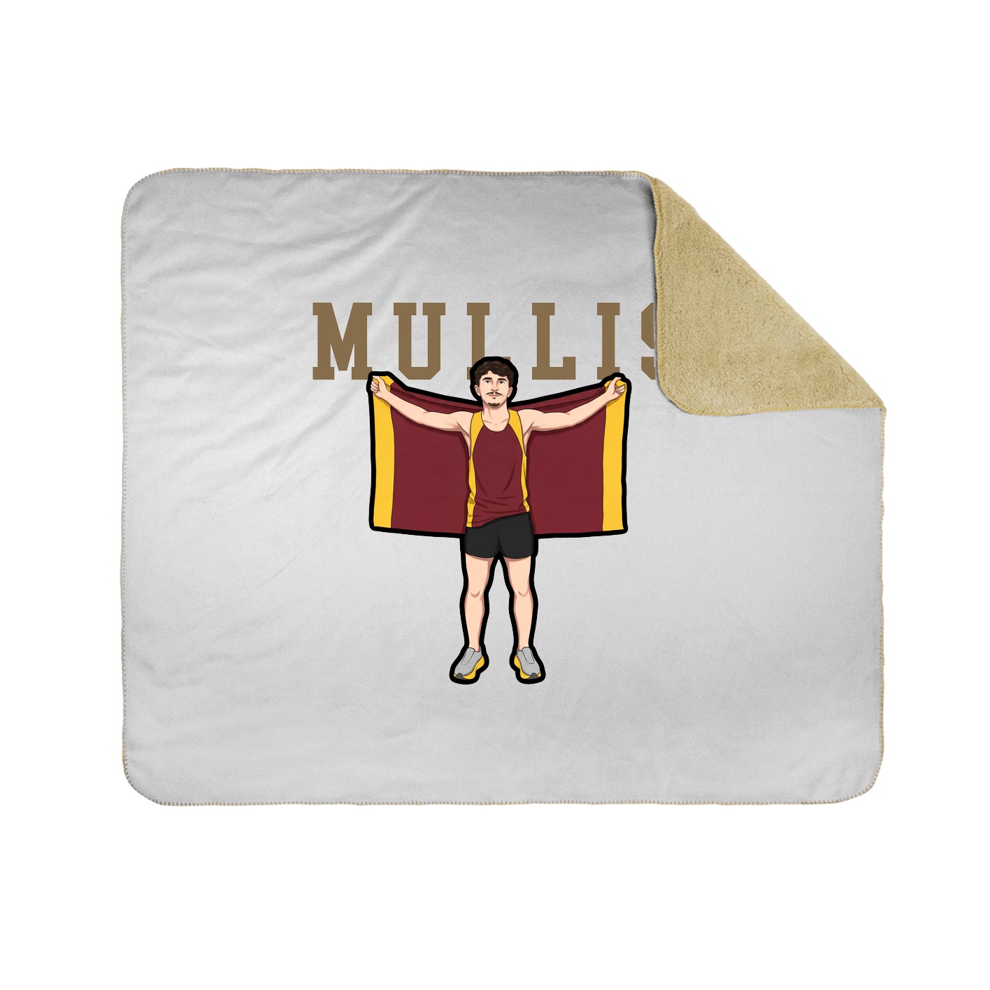 50x60 Sherpa Lined Throw Blanket