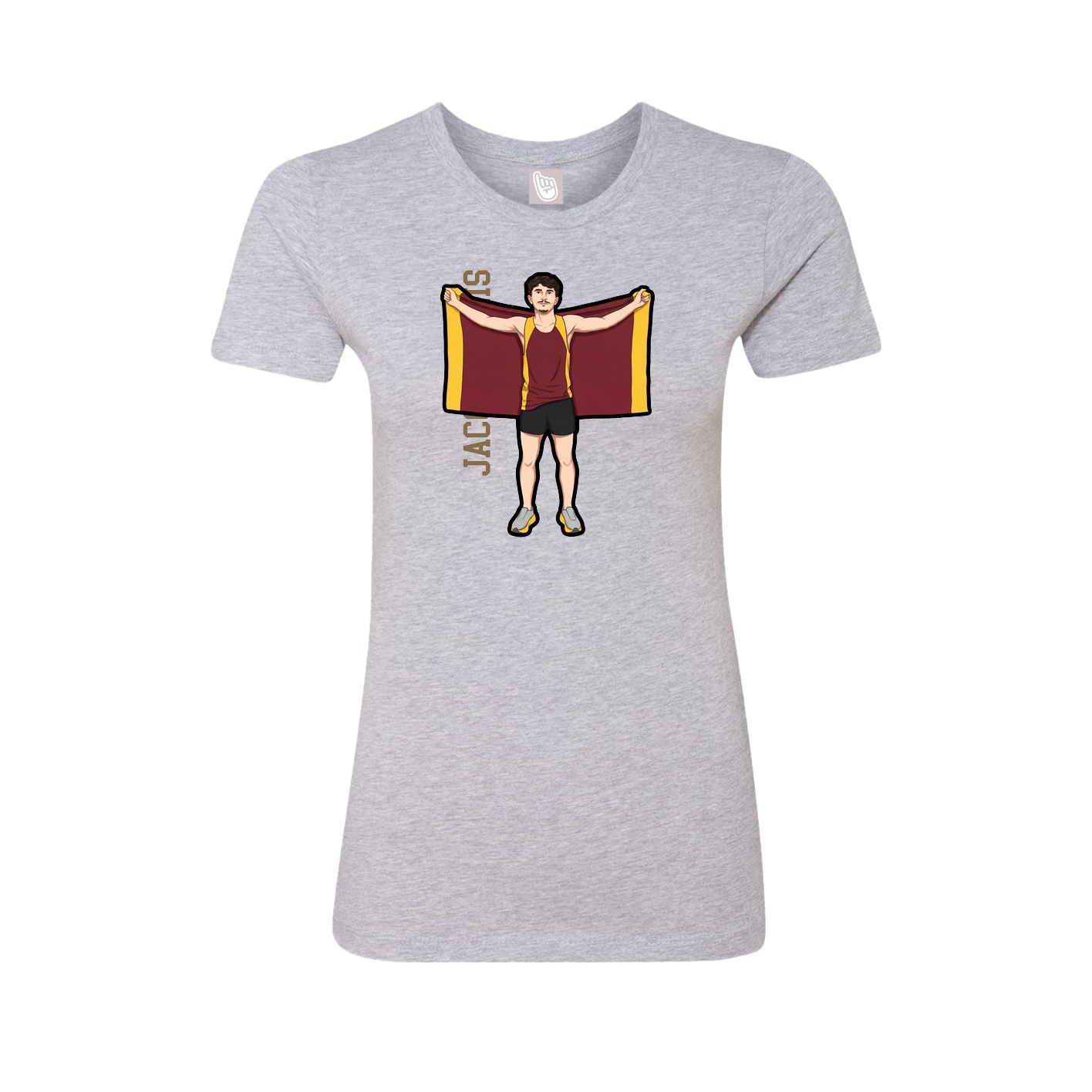 Fitted Women's Tee — Classic in Grey