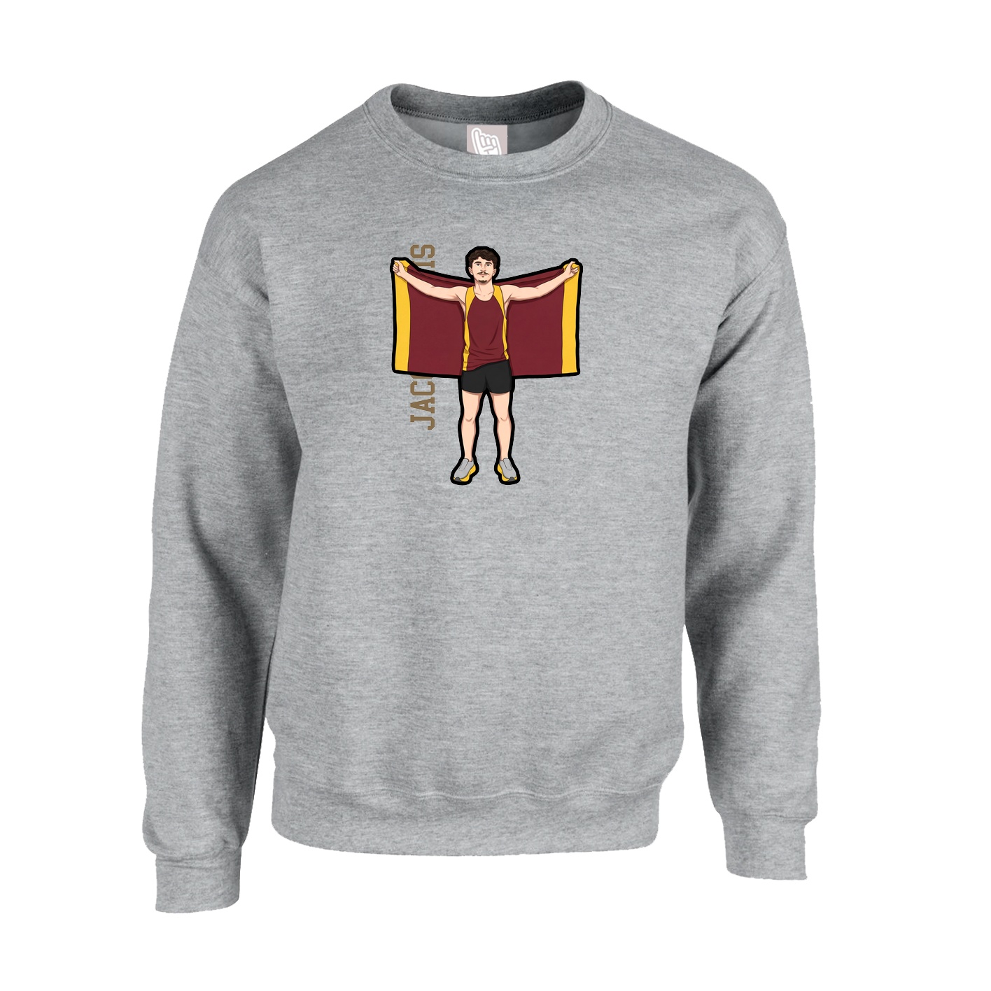 Fleece Crew — Classic in Grey