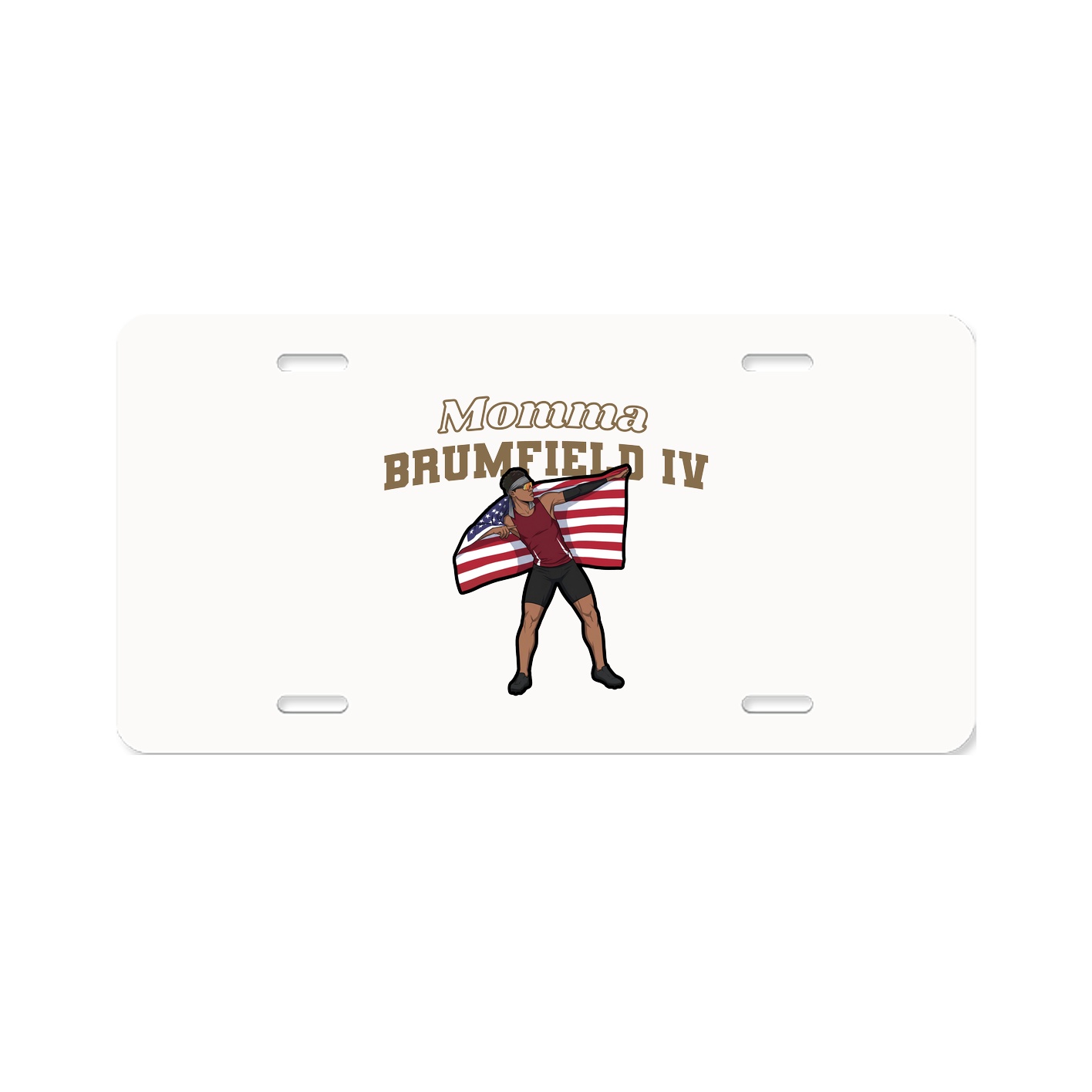 License Plate — Mothers Day Block in Classic