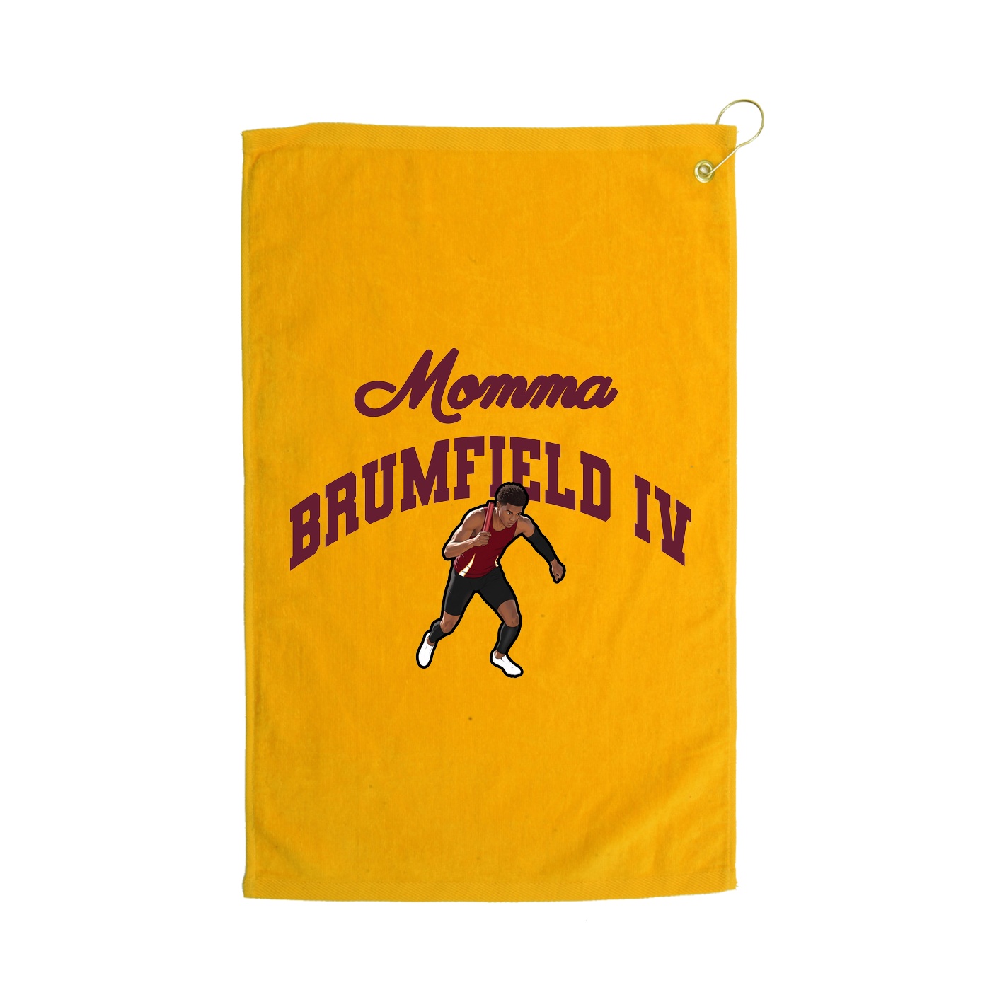 Golf Towel — Mothers Day Arch in Gold