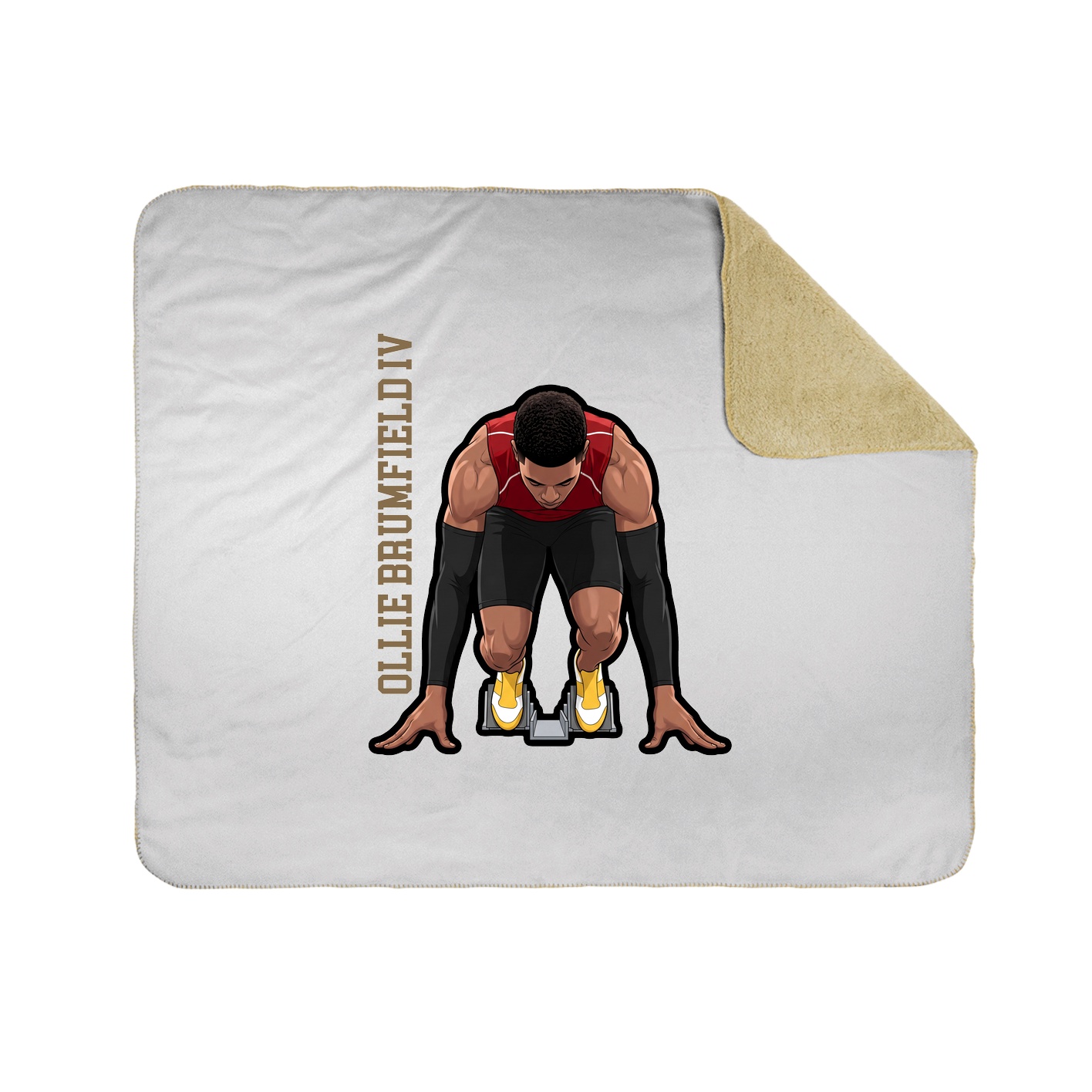 50x60 Sherpa Lined Throw Blanket