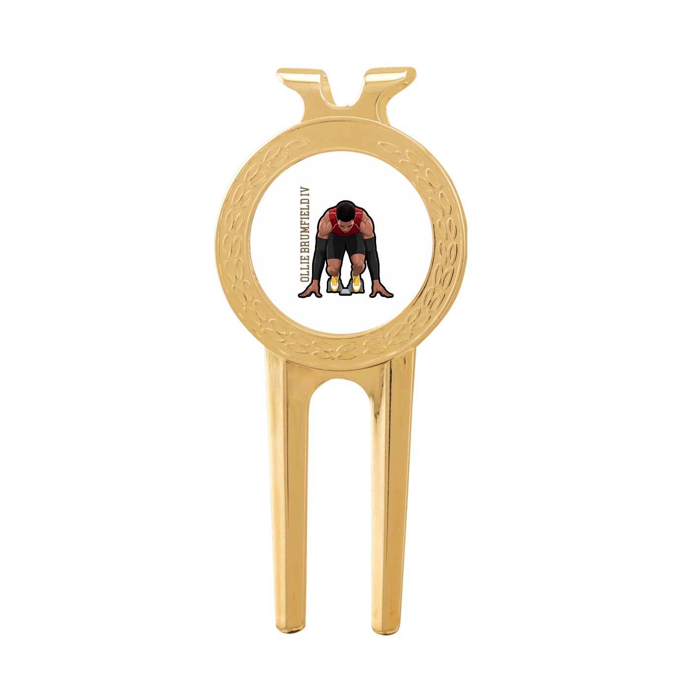 Divot Tool with Ball Marker — Name Vertical in Classic