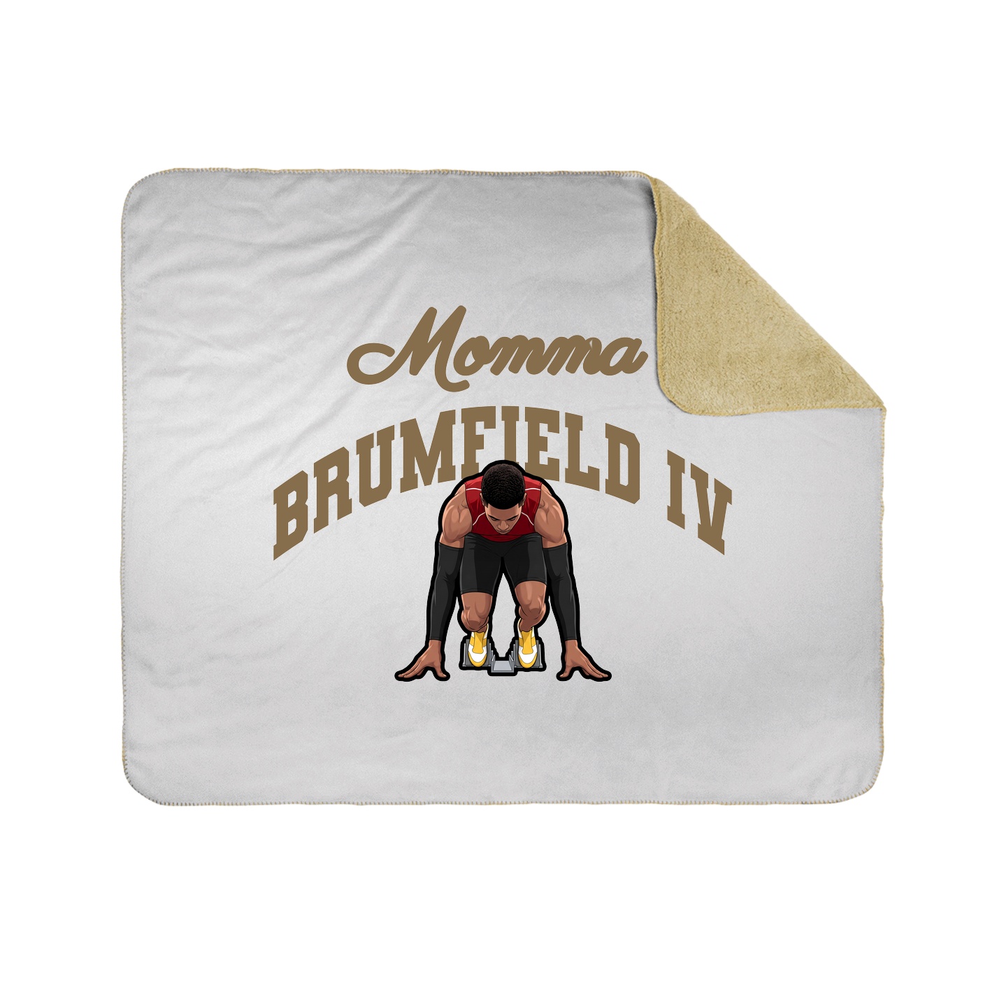 Throw Blanket — Mothers Day Arch in White