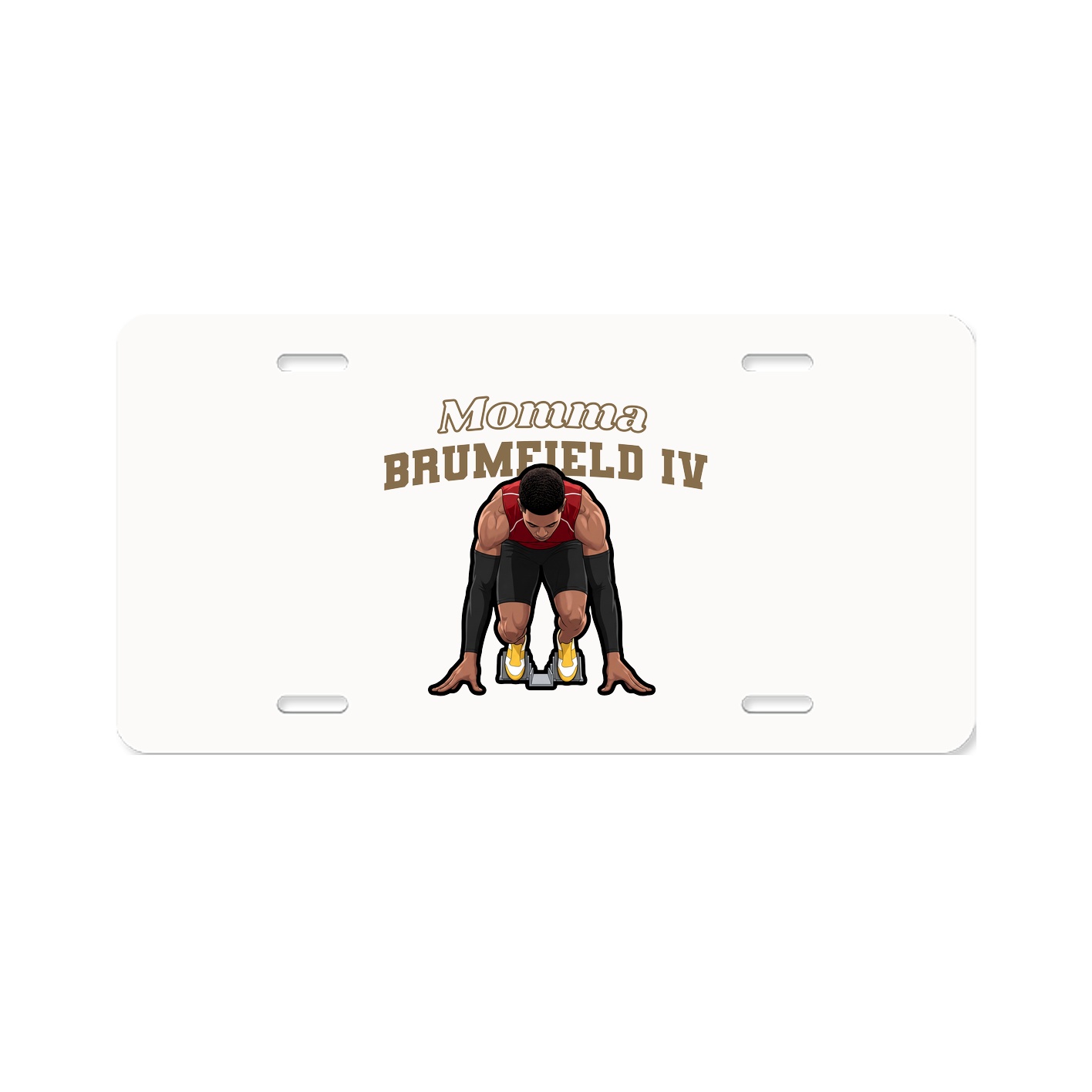 License Plate — Mothers Day Block in Classic