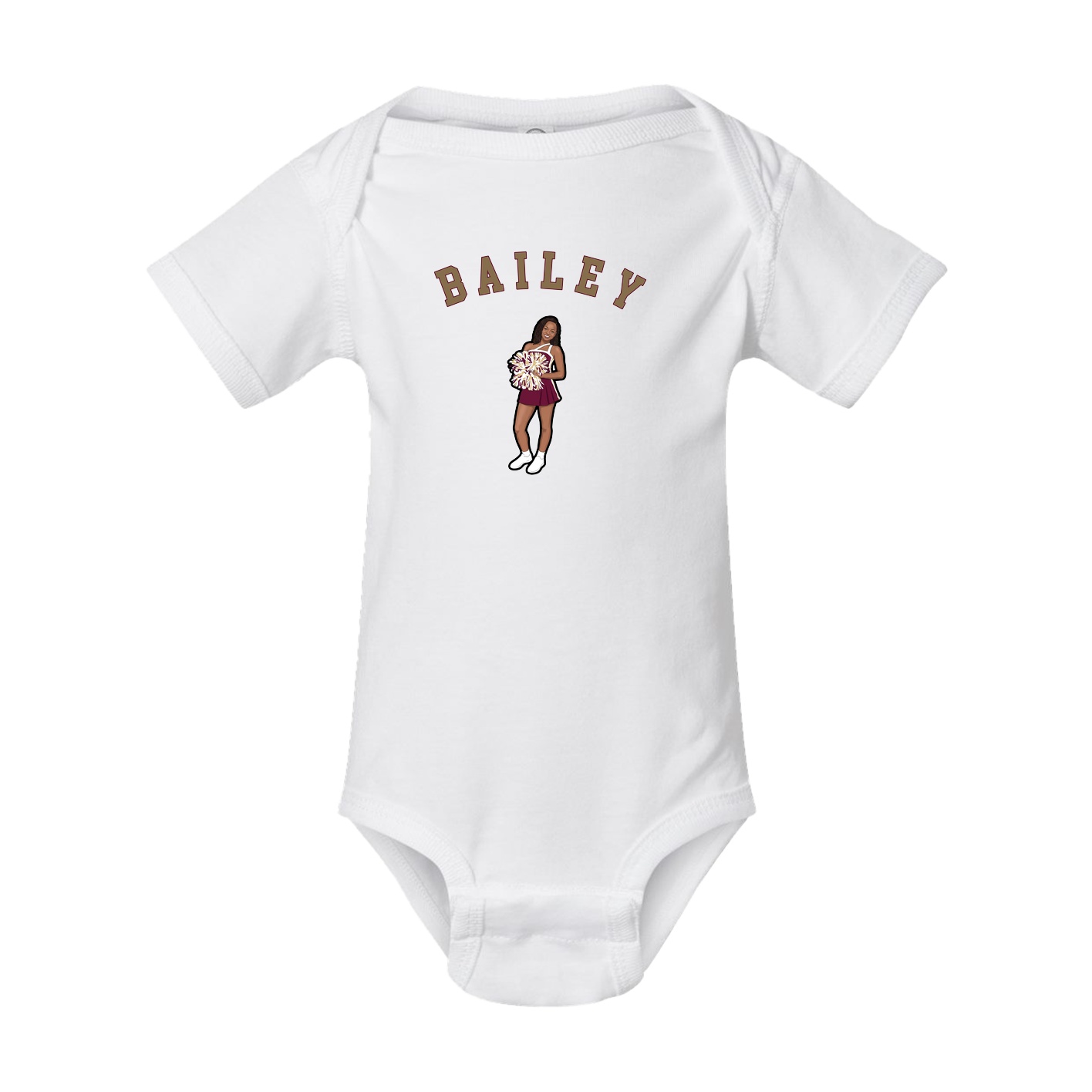 Baby Onesie — Shirsey Arch in White