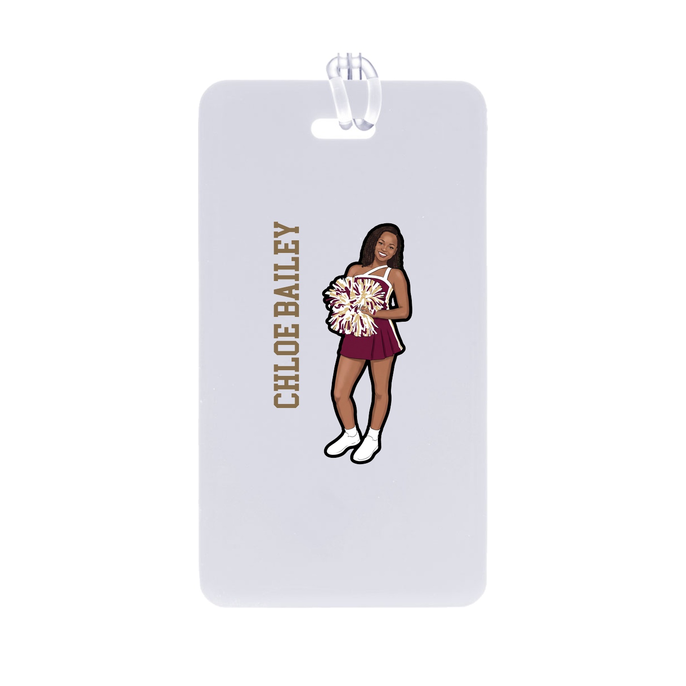 Bag Tag — Name Vertical in Classic