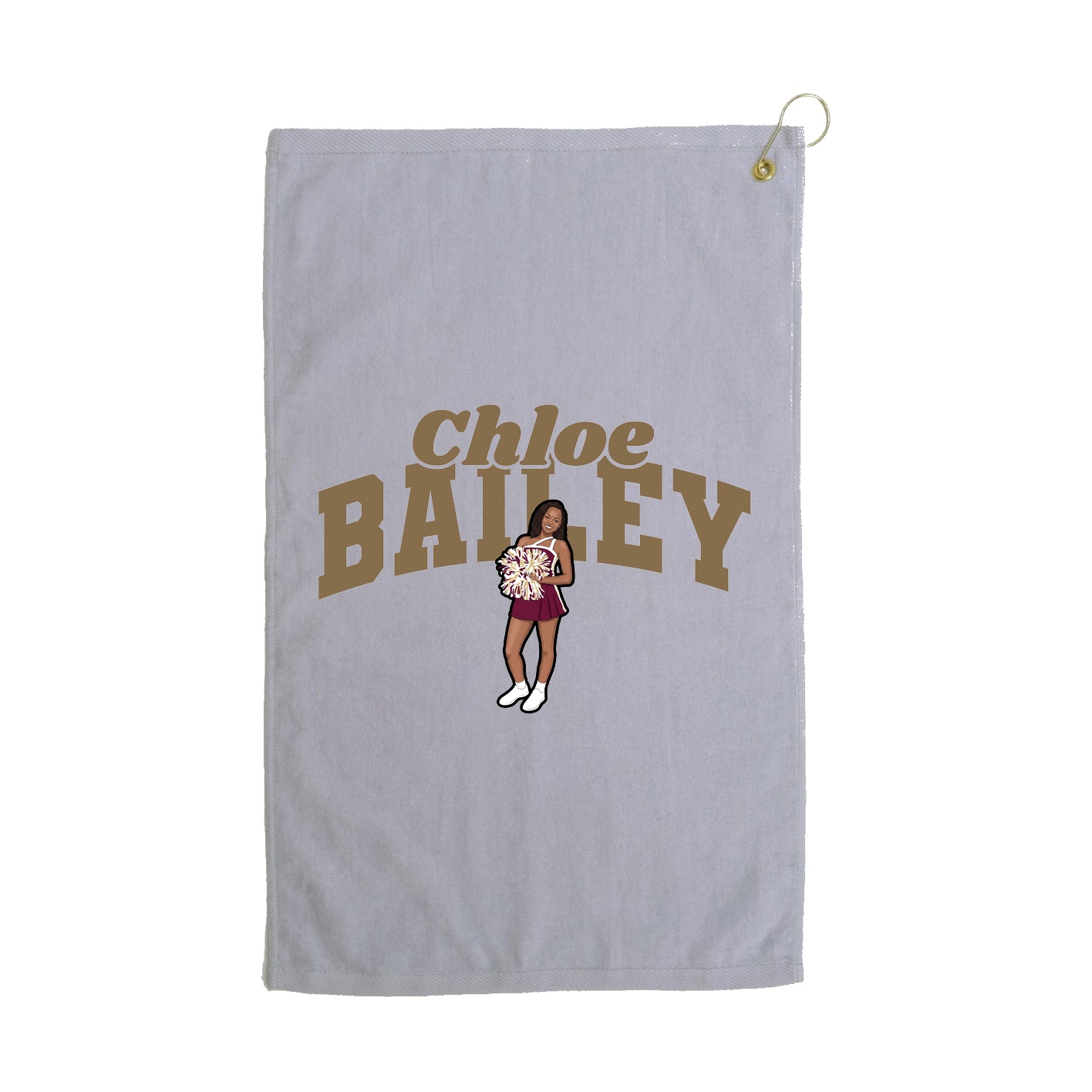 Golf Towel — Signature Arch in Grey