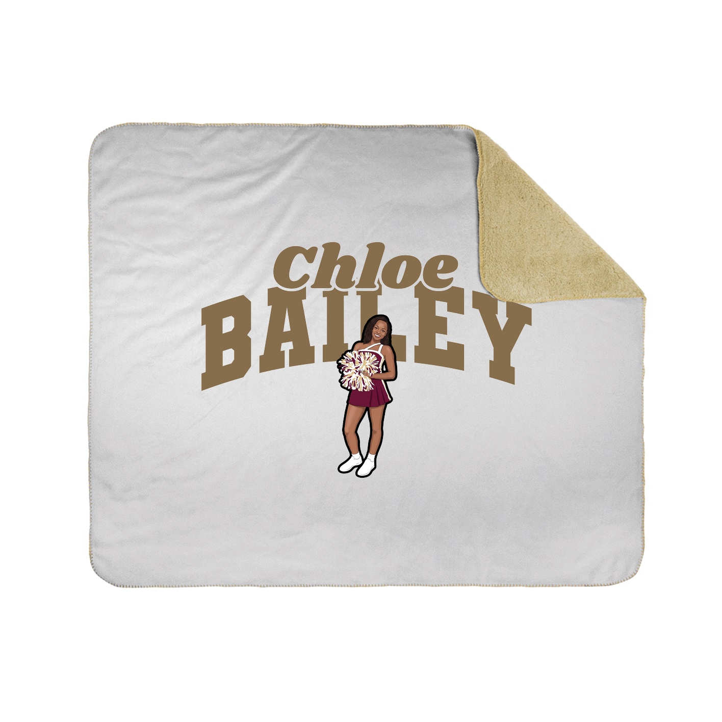 Throw Blanket — Signature Arch in White