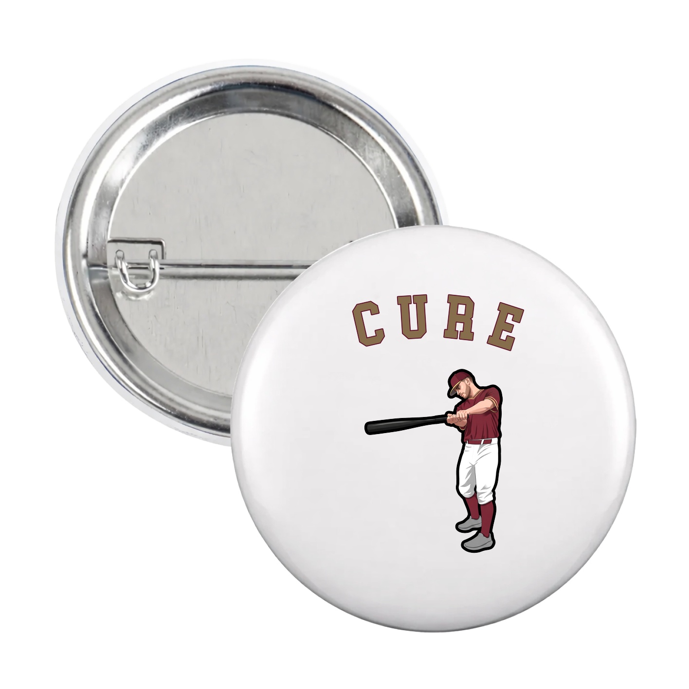 Game Day Button — Shirsey Arch in White