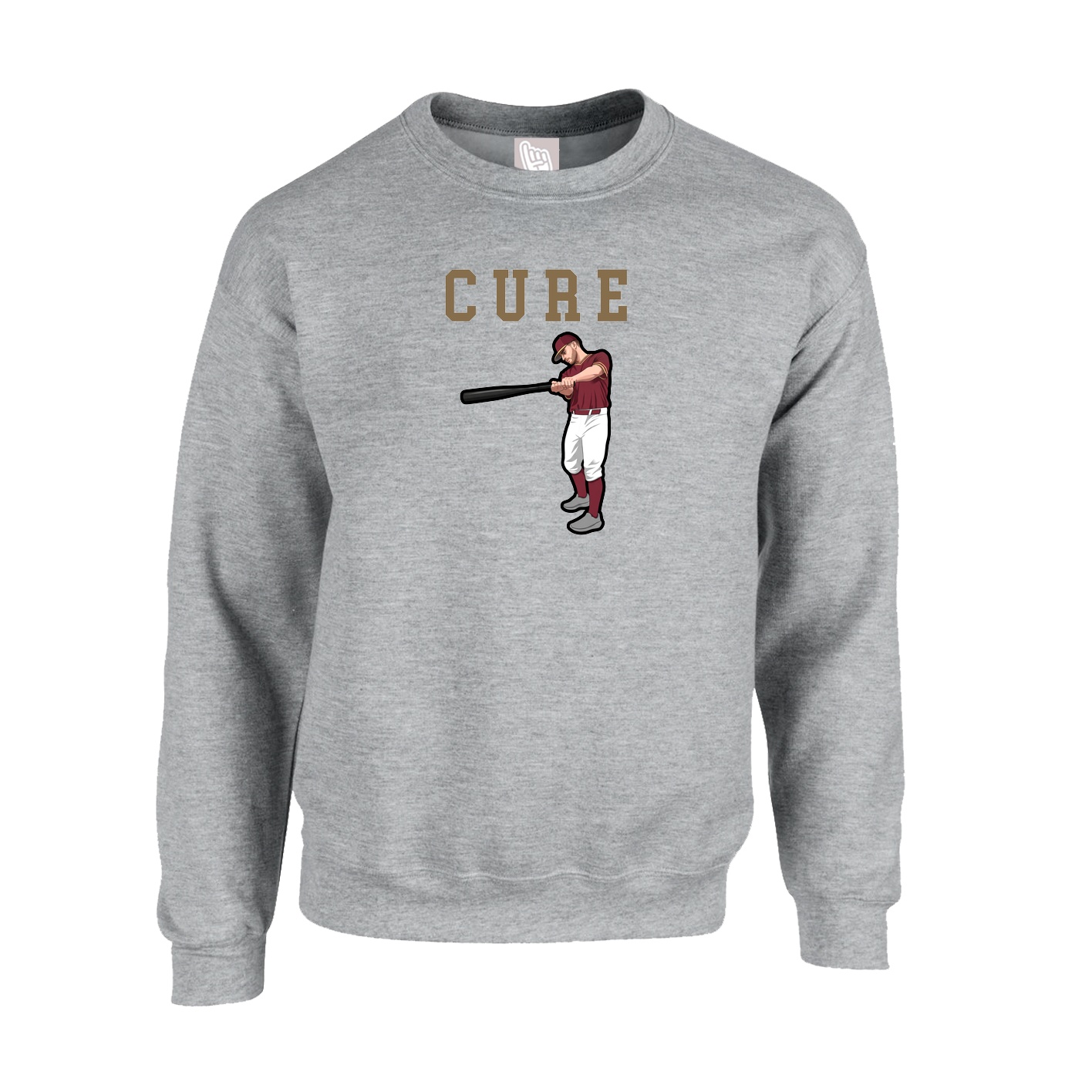 Fleece Crew — Shirsey in Grey