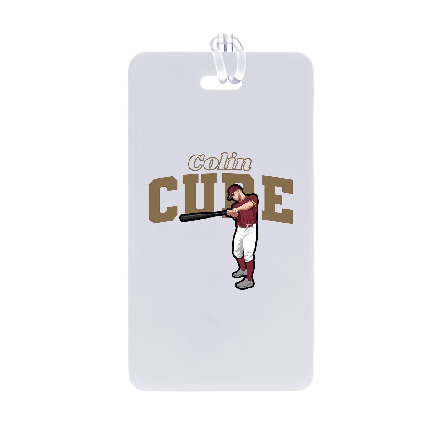 Bag Tag — Name Arch in Classic