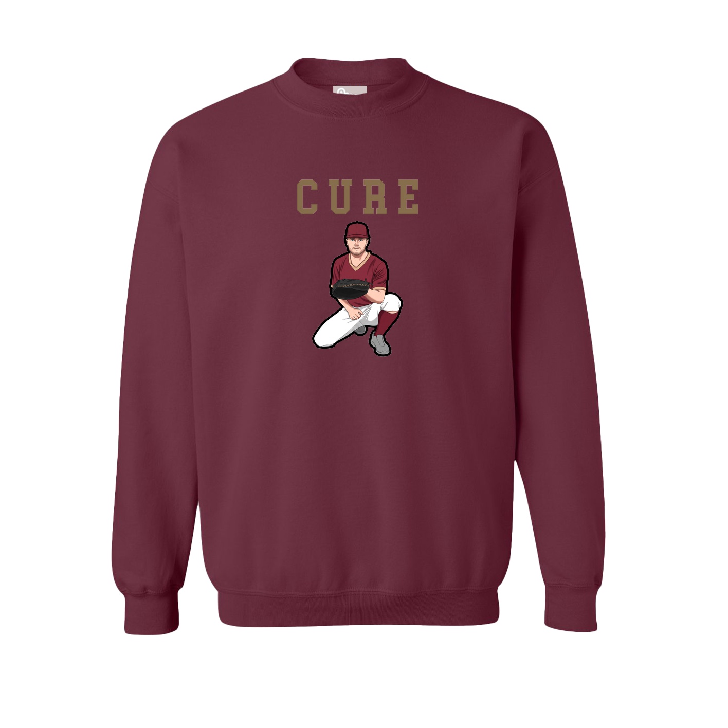 Fleece Crew — Shirsey in Maroon