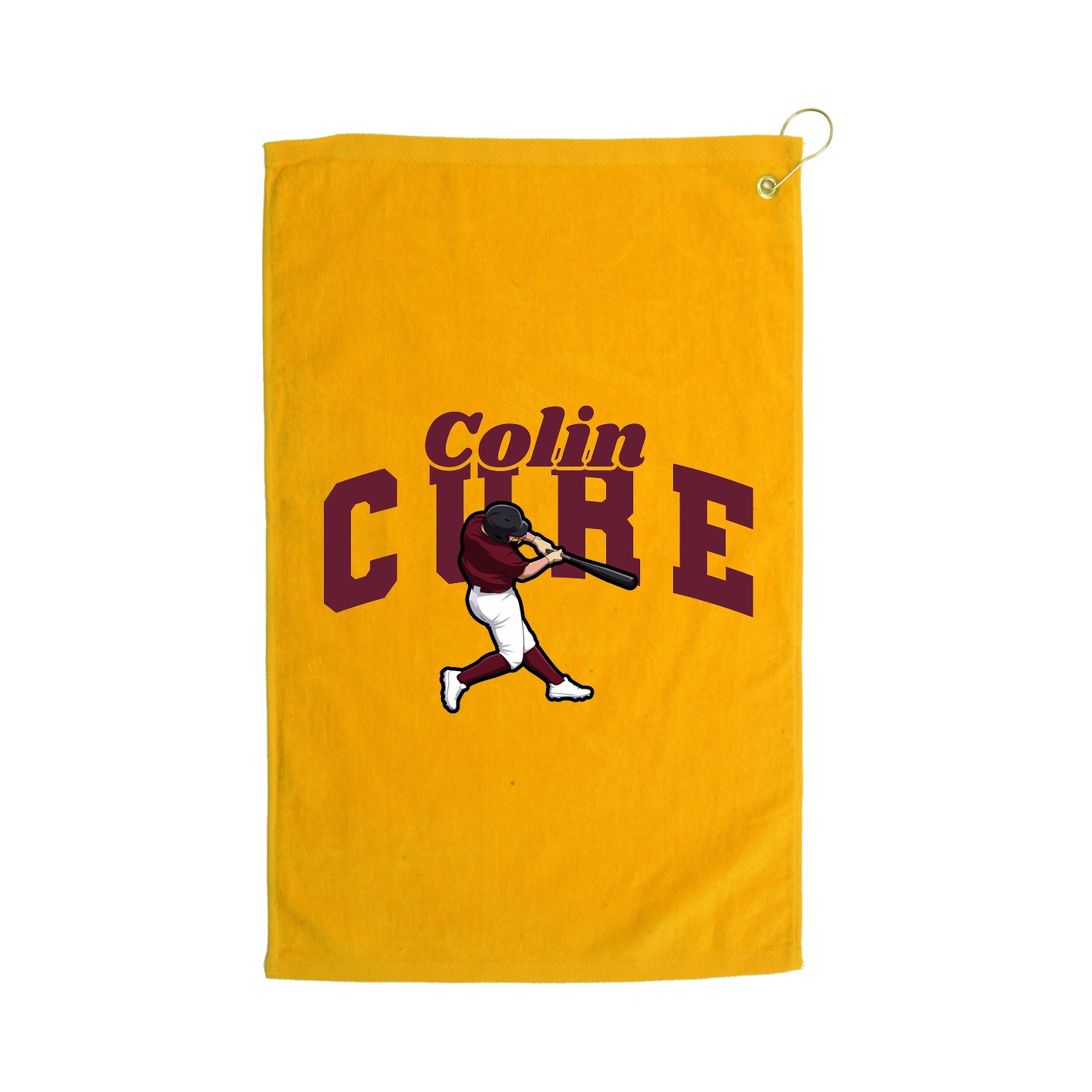 Golf Towel — Signature Arch in Gold