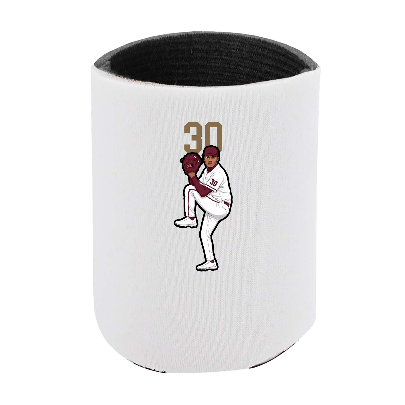 Can Holder — Number Top in White
