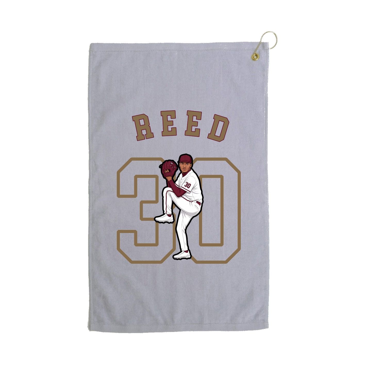 Golf Towel — Shirsey Arch in Grey