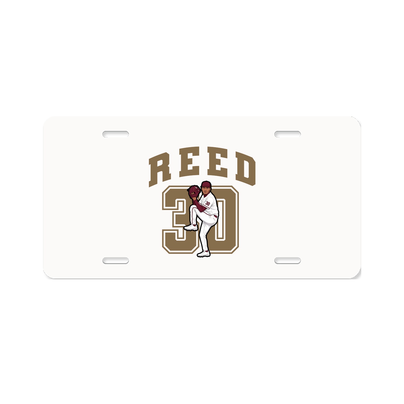 License Plate — Number in Classic