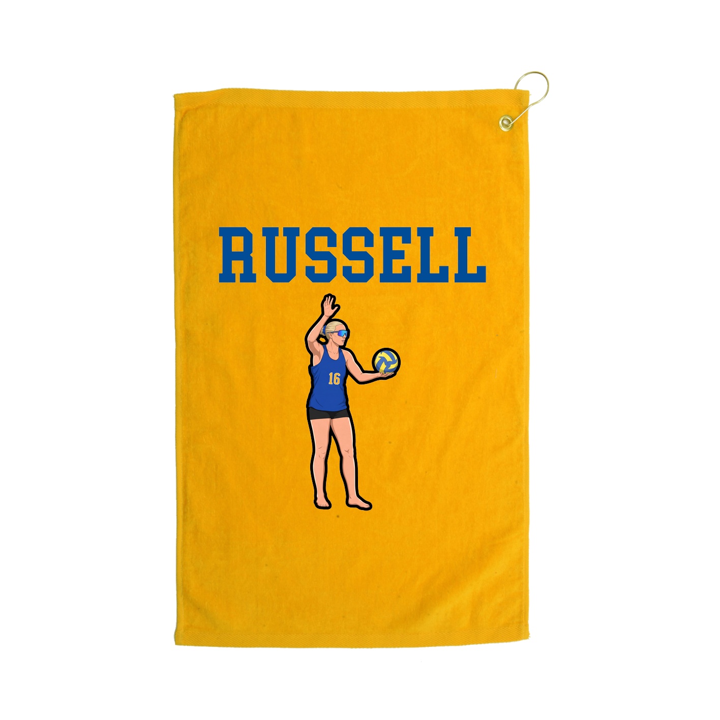 Golf Towel — Shirsey in Gold