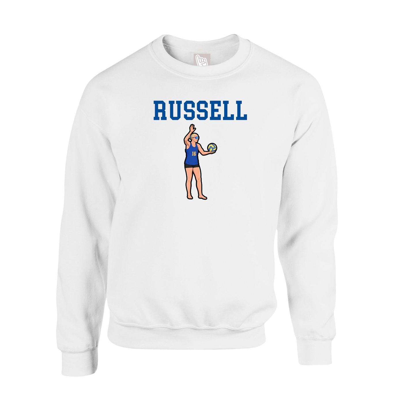 Fleece Crew — Shirsey in White