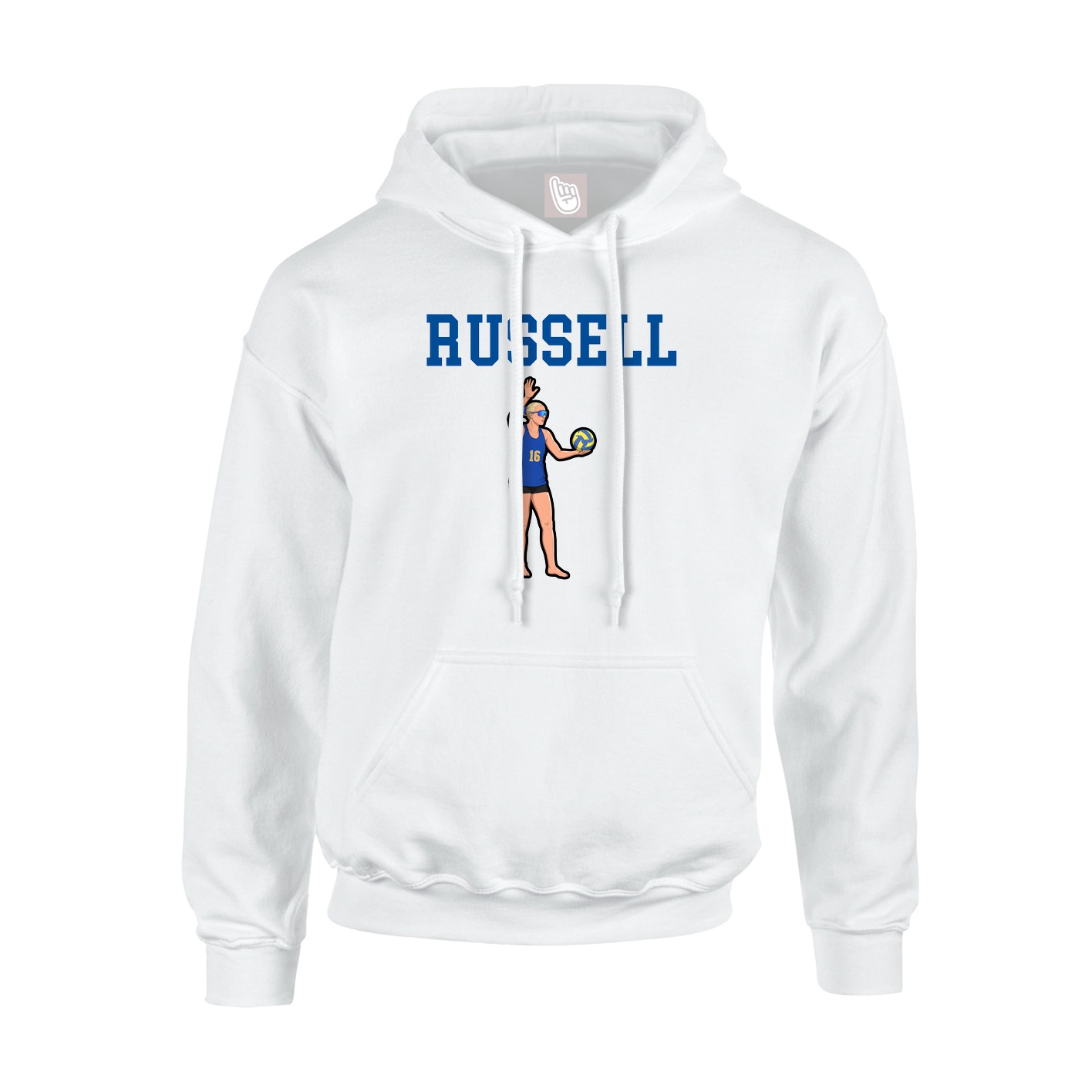 Youth Hoodie — Shirsey in White