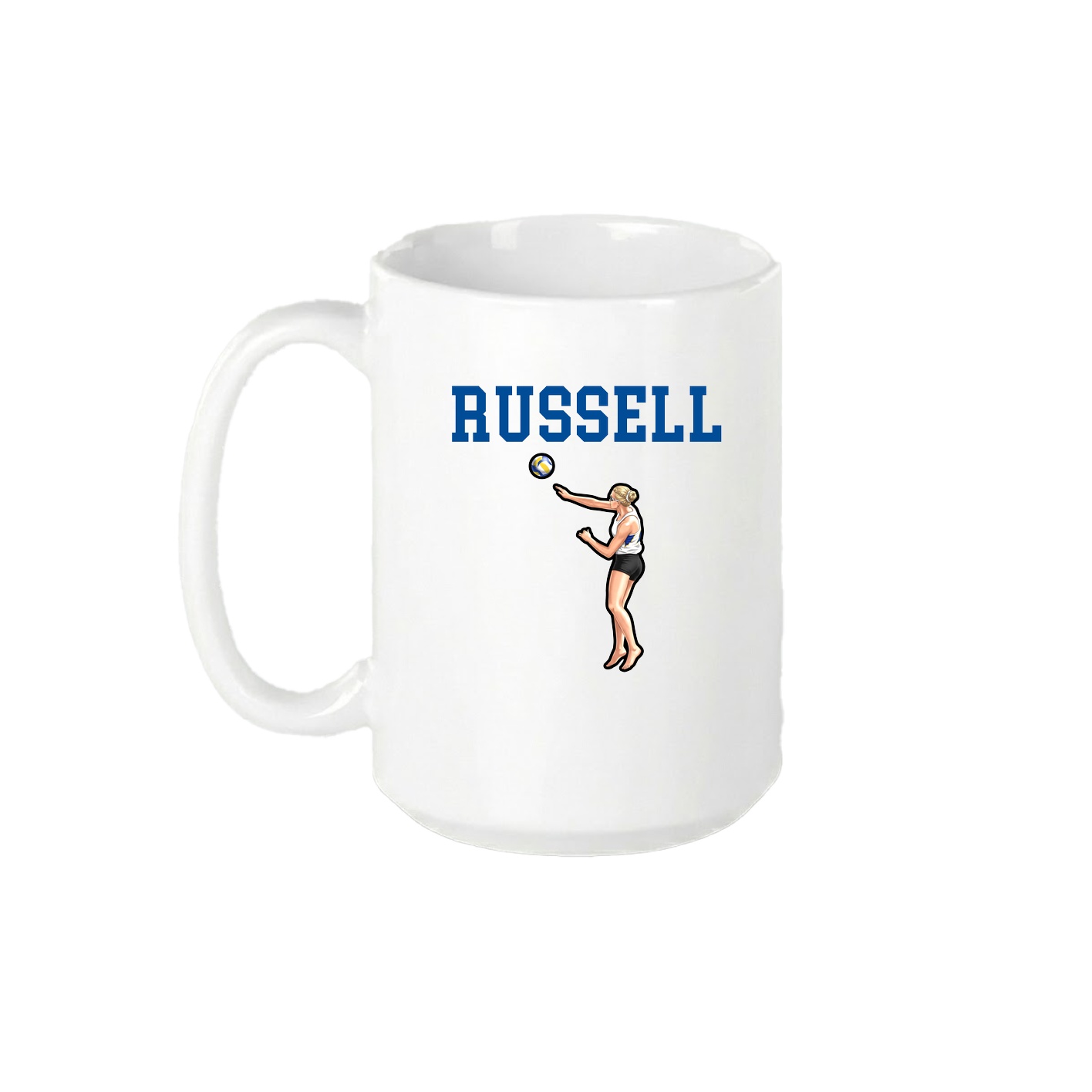 15oz Coffee Mug — Shirsey in White