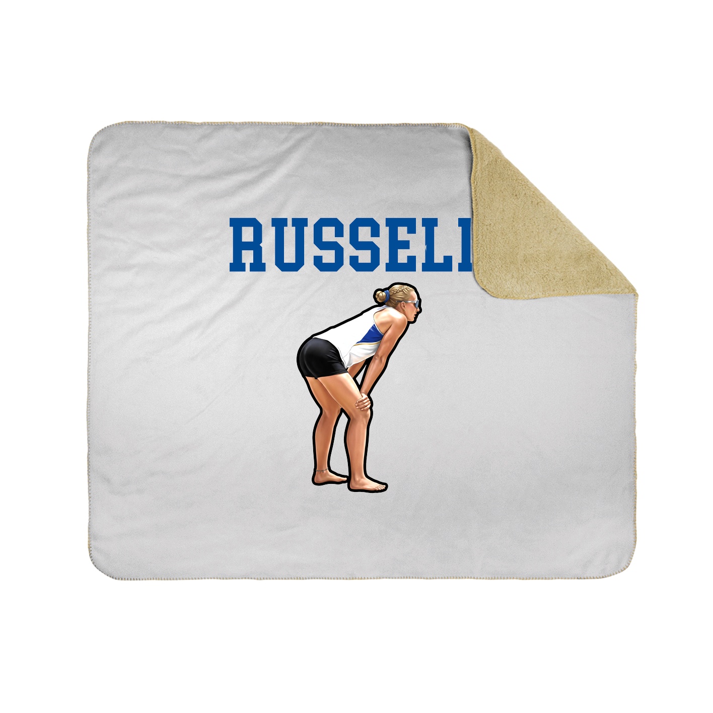 Throw Blanket — Shirsey in White