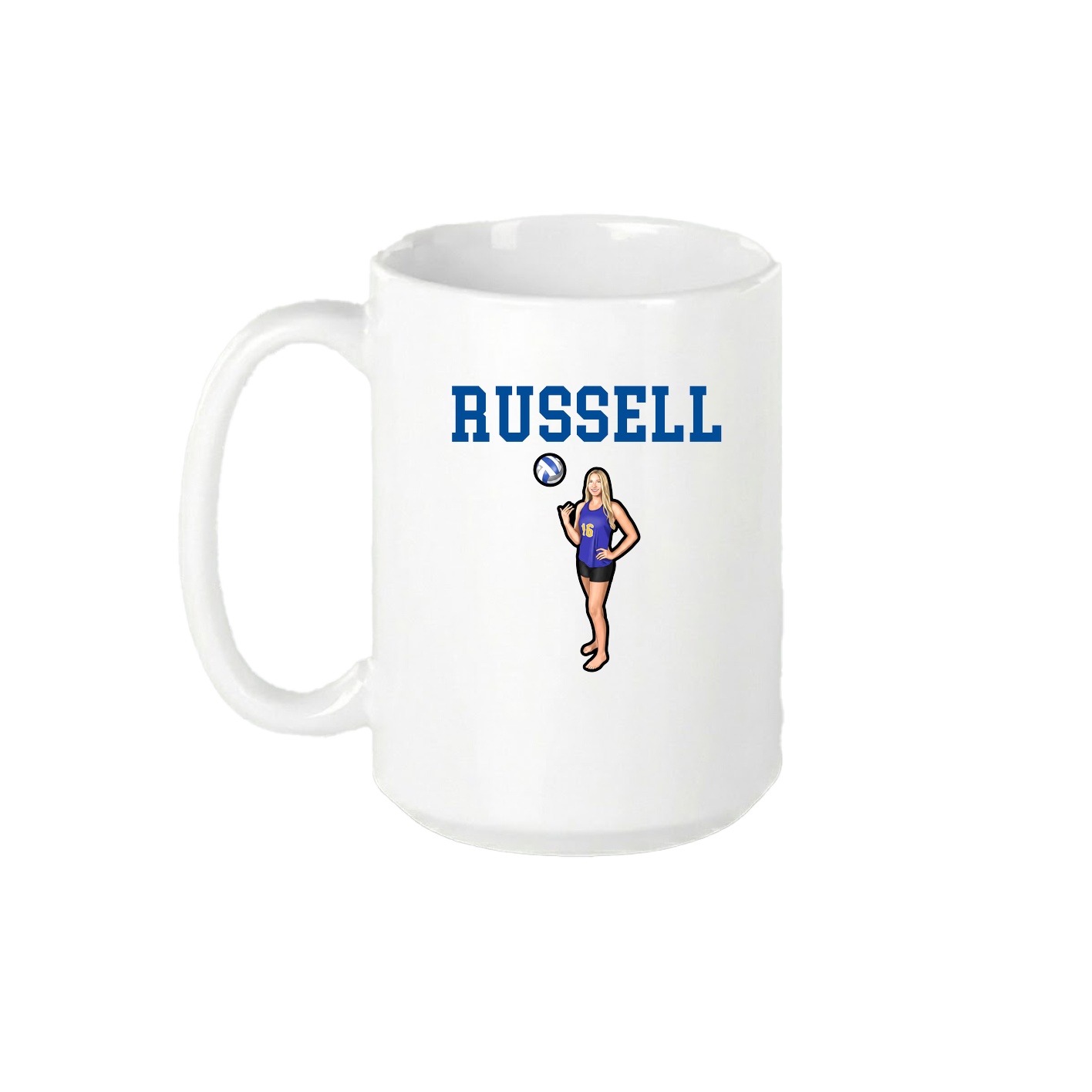 15oz Coffee Mug — Shirsey in White