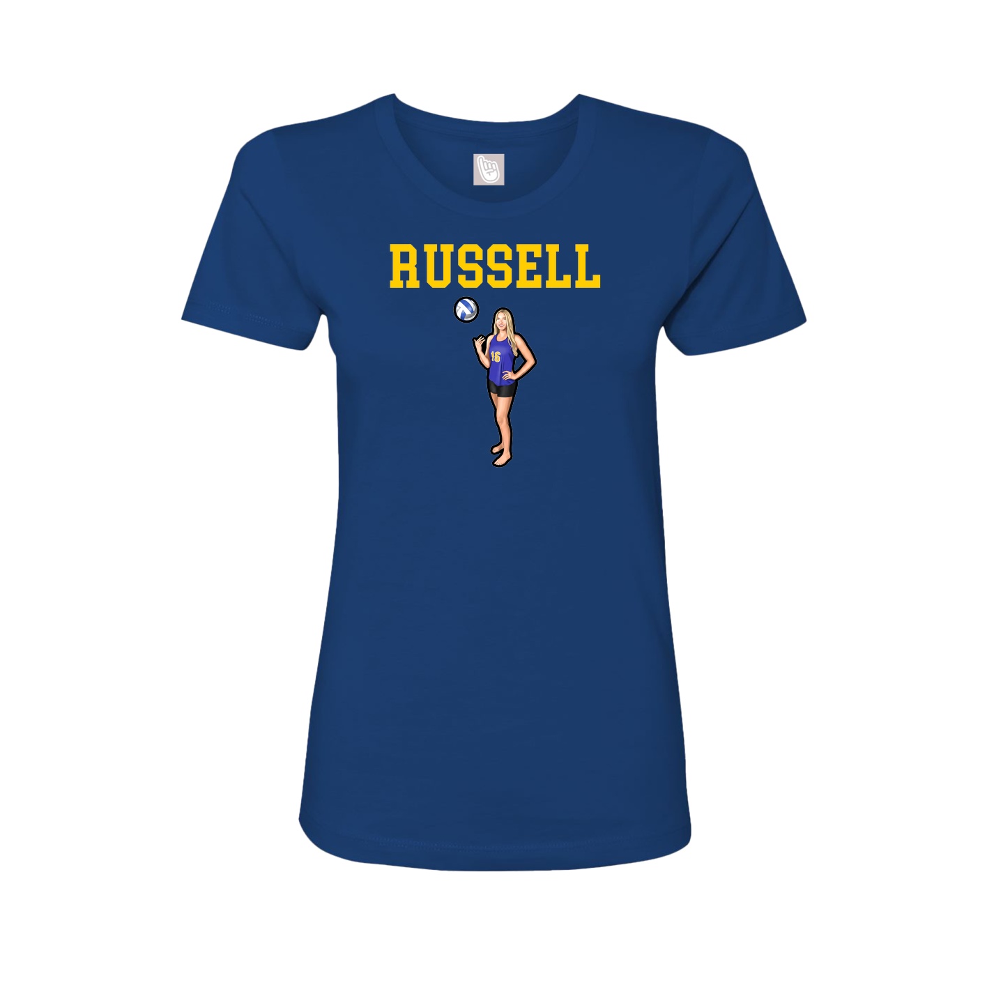 Fitted Women's Tee — Shirsey in Royal