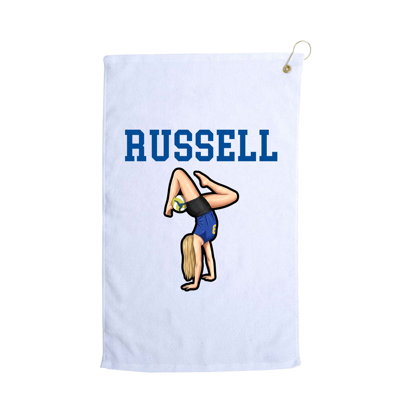 Golf Towel — Shirsey in White